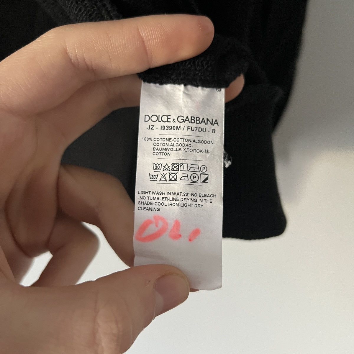 Dolce & Gabbana Dolce Gabbana Staff Black Basic Zip Jacket 54 Size US L / EU 52-54 / 3 - 10 Thumbnail