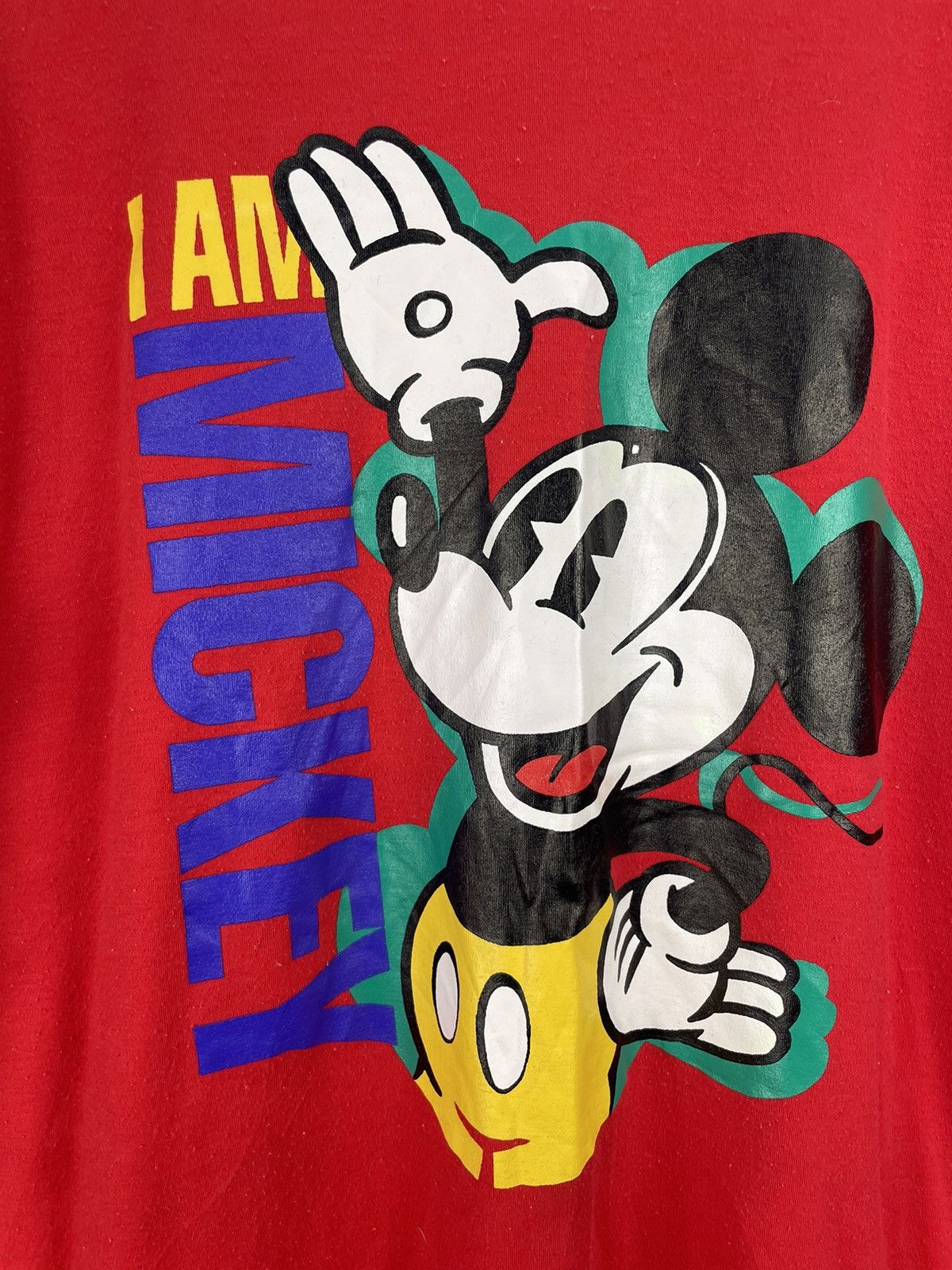 Disney Vintage 90s I Am Mickey t shirt Size US M / EU 48-50 / 2 - 5 Thumbnail
