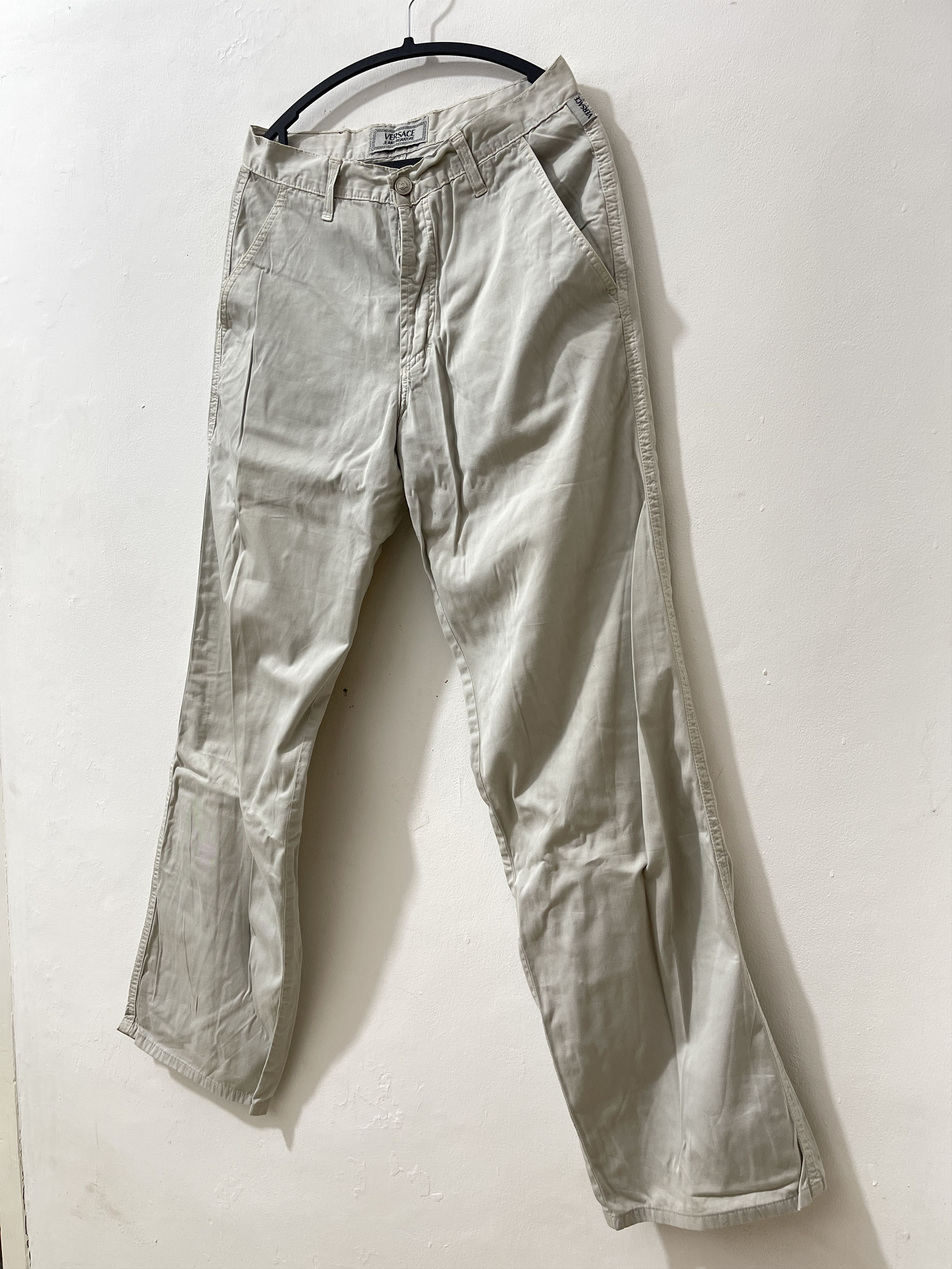Versace Vintage Versace Jeans Signature Sunfade Archive Baggy Pants Size US 32 / EU 48 - 2 Thumbnail