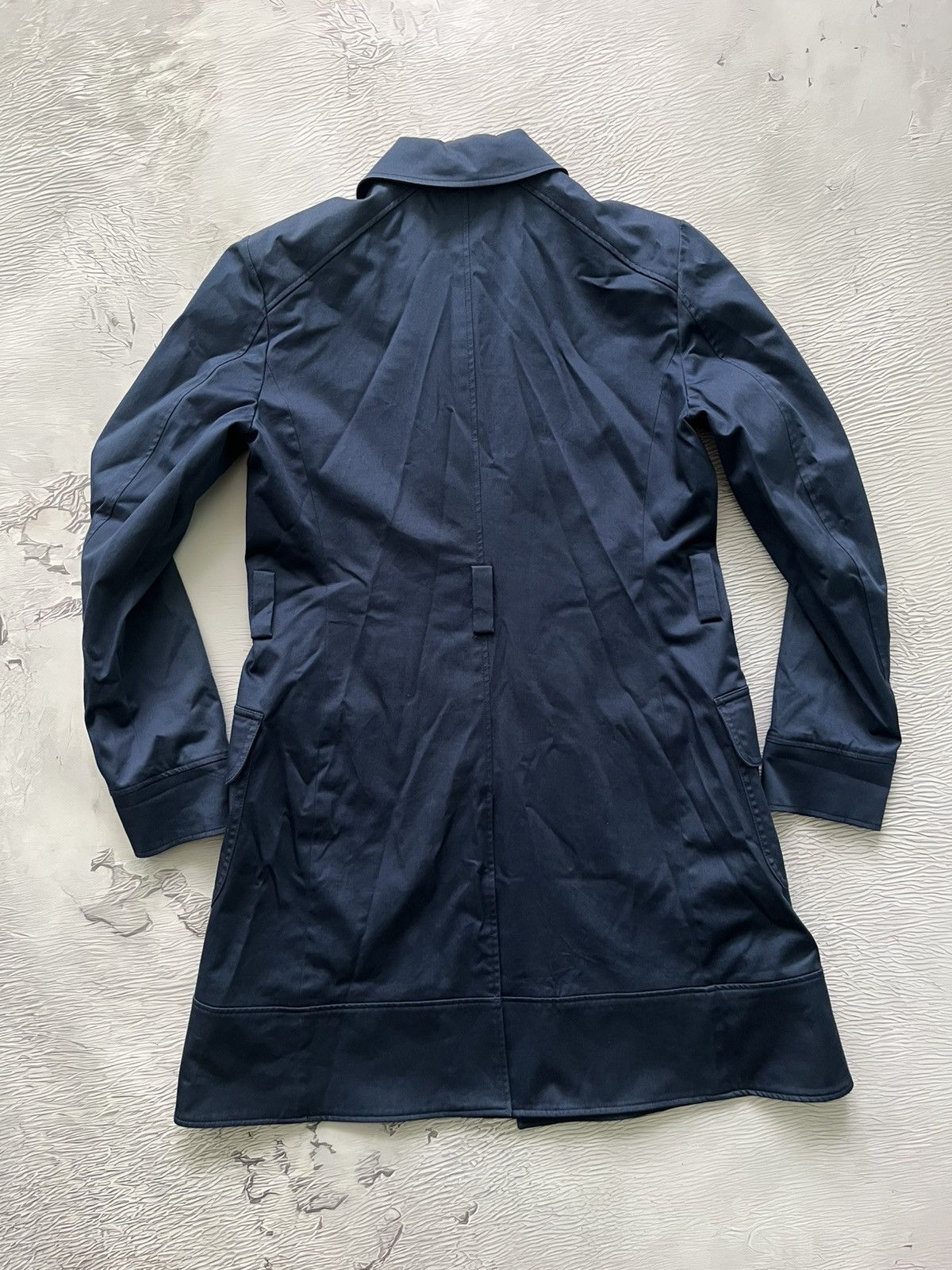 Versace Jeans Couture Versace Jeans Couture Double-Breasted Vintage Navy Coat Size L / US 10 / IT 46 - 6 Thumbnail