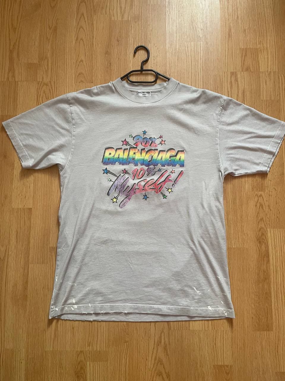 Balenciaga BALENCIAGA DISTRESSED T-SHIRT Size US L / EU 52-54 / 3 - 1 Thumbnail