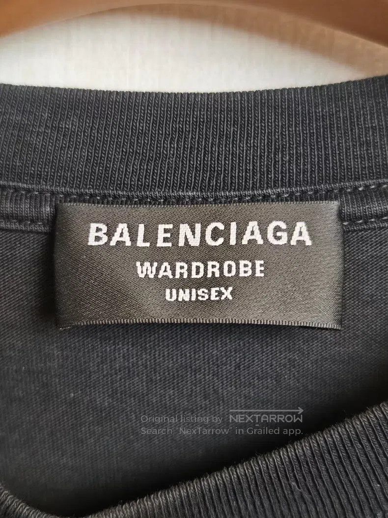 Balenciaga Balenciaga Black Small Logo Short Sleeve T-Shirt Size US S / EU 44-46 / 1 - 3 Thumbnail