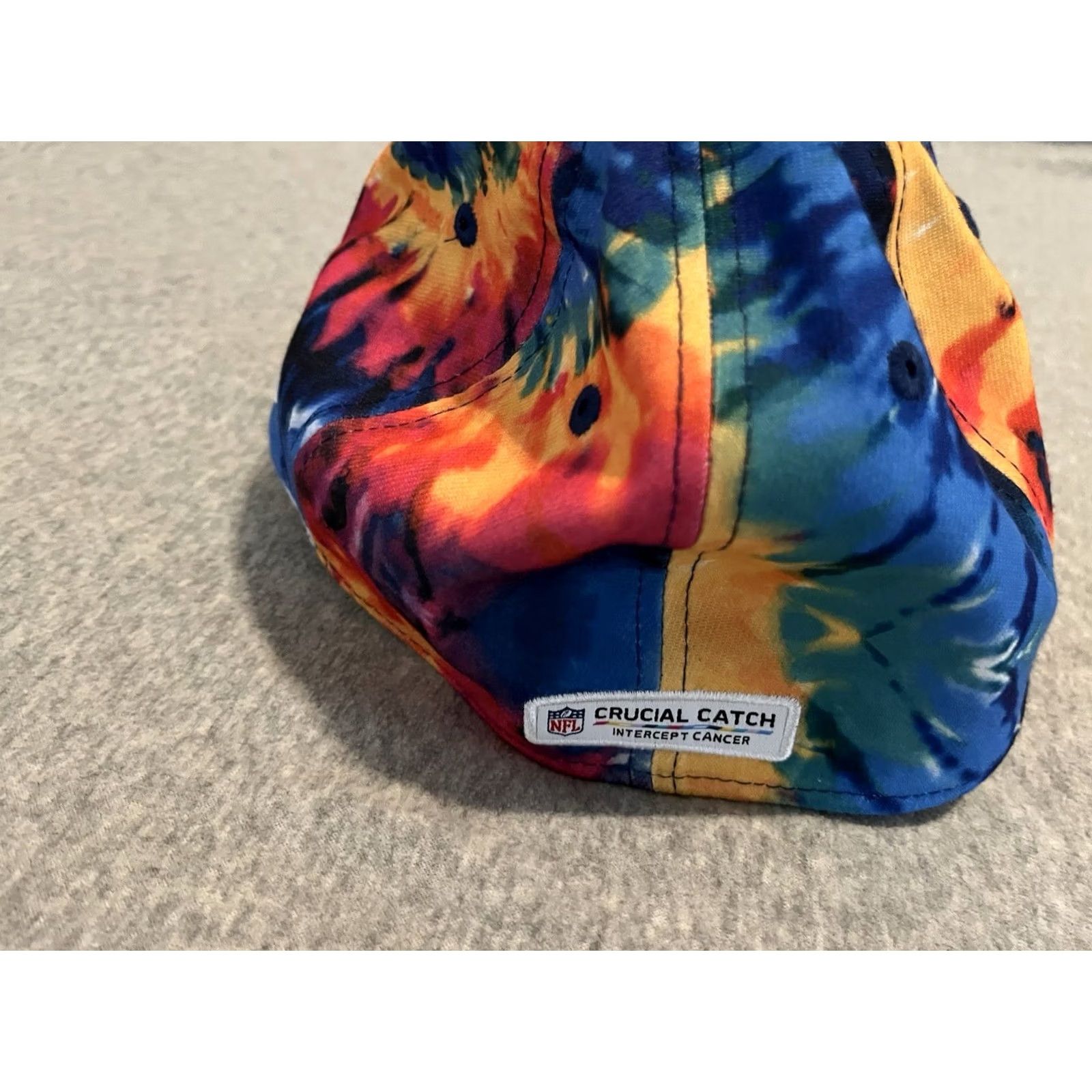 New Era New Era Los Angeles Rams Tie-Dye Cap 39THIRTY Hat M/L Men Football Cap Tie-Dye Cap Rams 39THIRTY Medium/Large Mens Size ONE SIZE - 3 Thumbnail