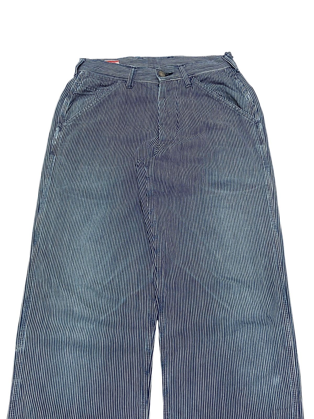 45rpm 45RPM Blue Cafe by Toshikiyo Hirata Hickory Worker Pants Size US 29 - 13 Thumbnail