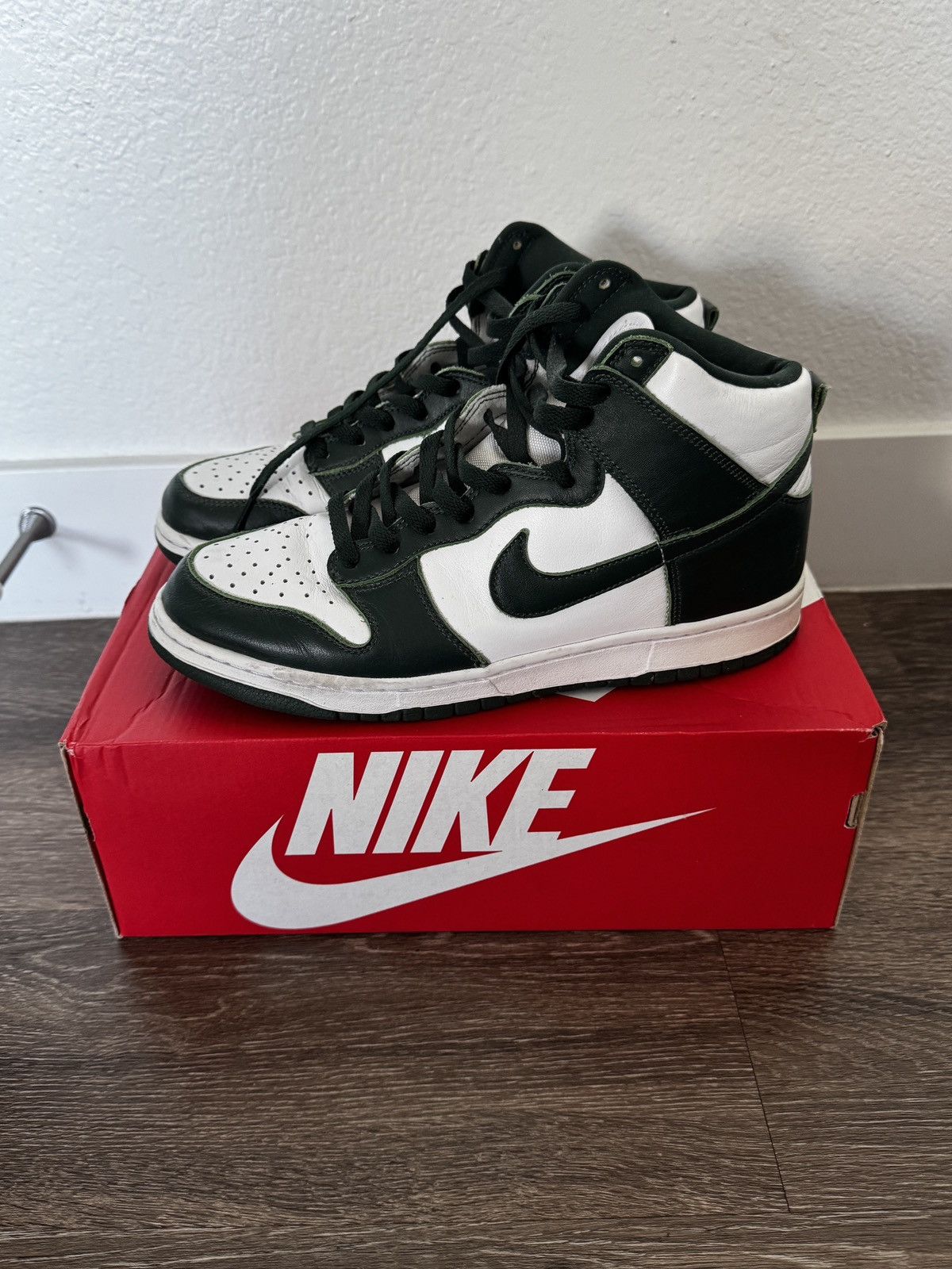 Nike Nike Dunk High Spartan Green Size US 9 / EU 42 - 1 Thumbnail