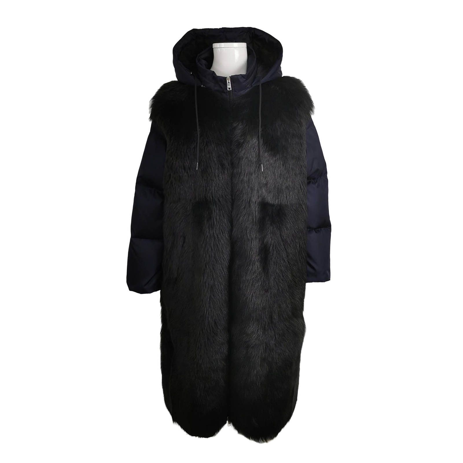 Prada Prada Re-Nylon Shearling Hooded Down Coat Size 38 Size XS / US 0-2 / IT 36-38 - 1 Thumbnail