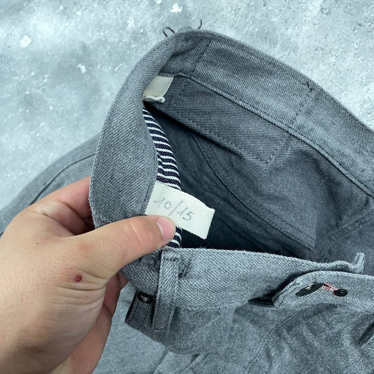 Other IMJIT 35020 Selvage Denim Jeans Gray Size W33 L36 Size US 35 - 14 Thumbnail
