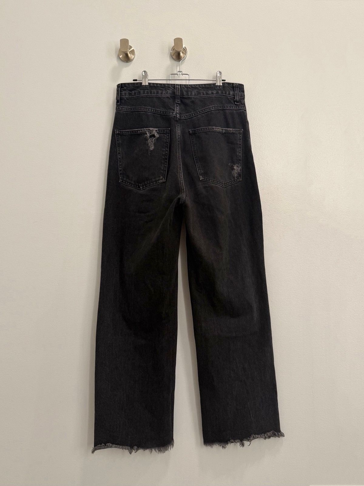 Other Distressed Straight Legged Jeans Size 28" / US 6 / IT 42 - 2 Thumbnail