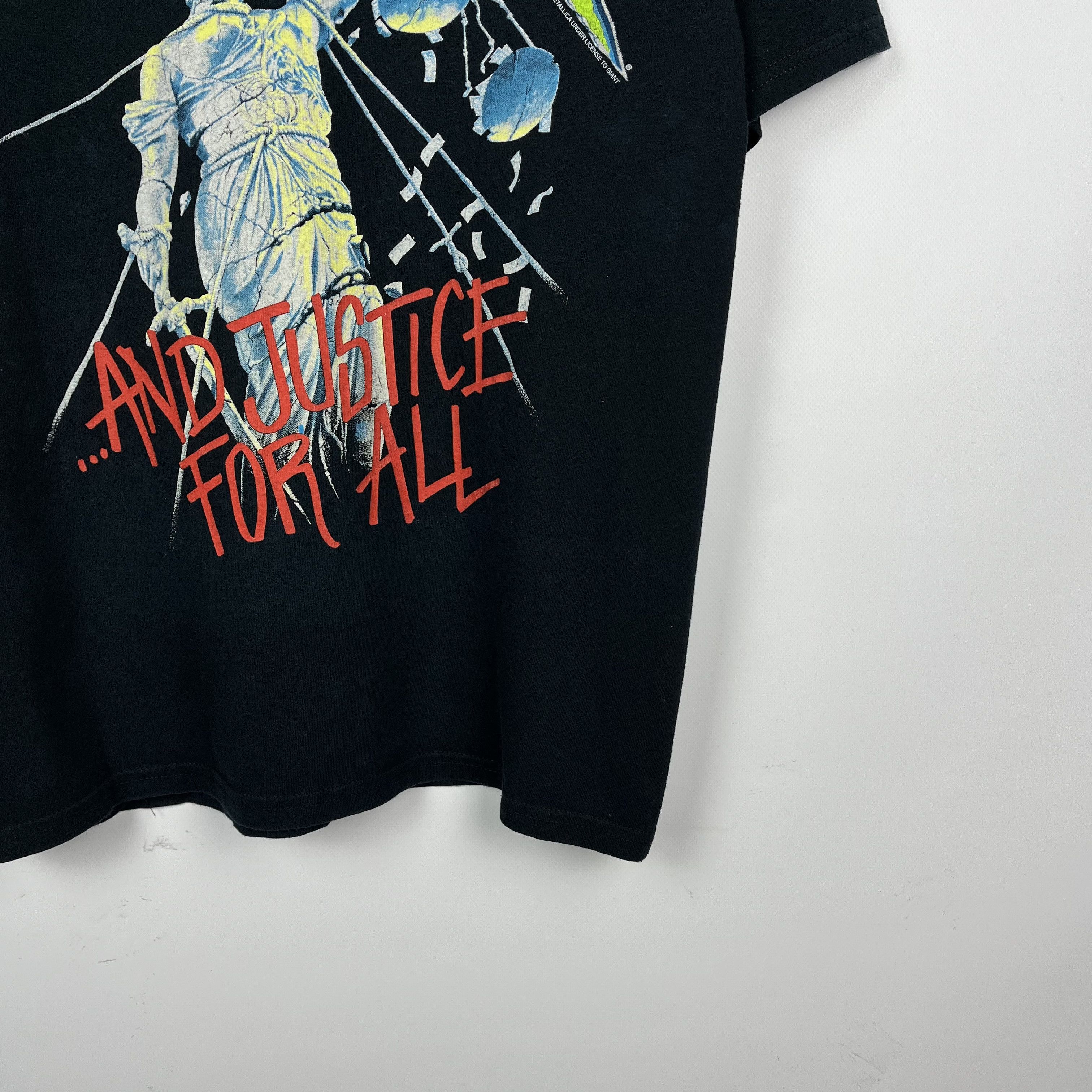 Band Tees Vintage Metallica And Justice For All Rock Band T Shirt 1994 Size US M / EU 48-50 / 2 - 3 Thumbnail
