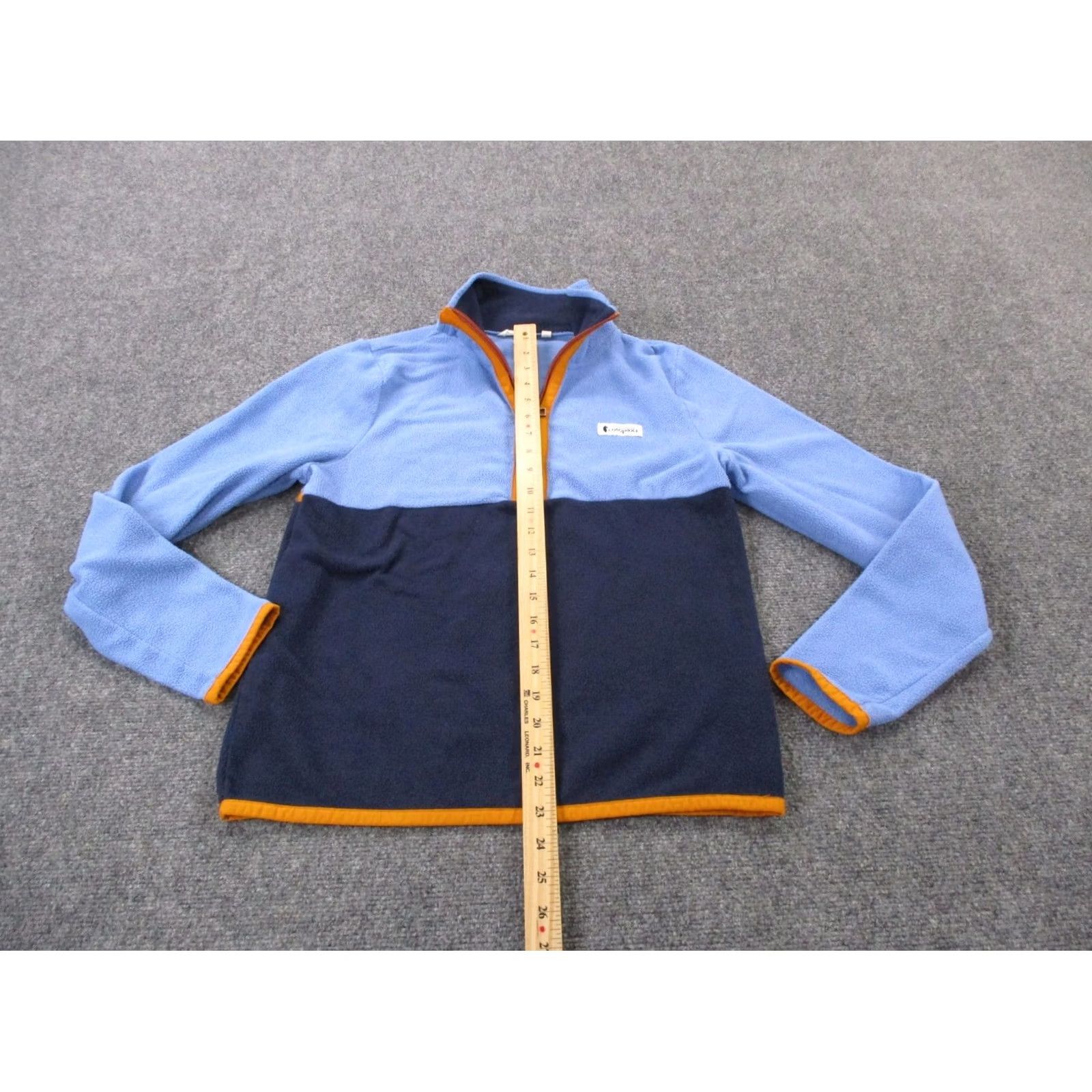 Cotopaxi Cotopaxi Jacket Mens S Fleece Pullover Zip Windbreaker Outdoors Hiking Camping Active Team Logo Zip Pockets 1/4 Zip Sit Stand-Up Collar Blue Mens Size US S / EU 44-46 / 1 - 3 Thumbnail