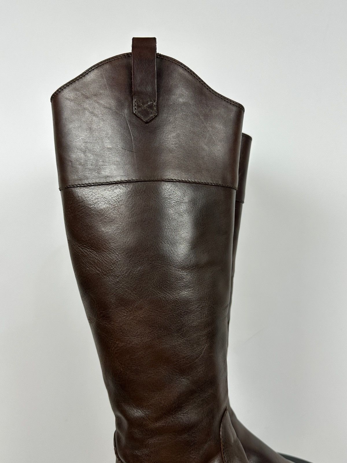 Brunello Cucinelli Brunello Cucinelli Brown Leather Riding Boots Size US 10 / IT 40 - 12 Thumbnail