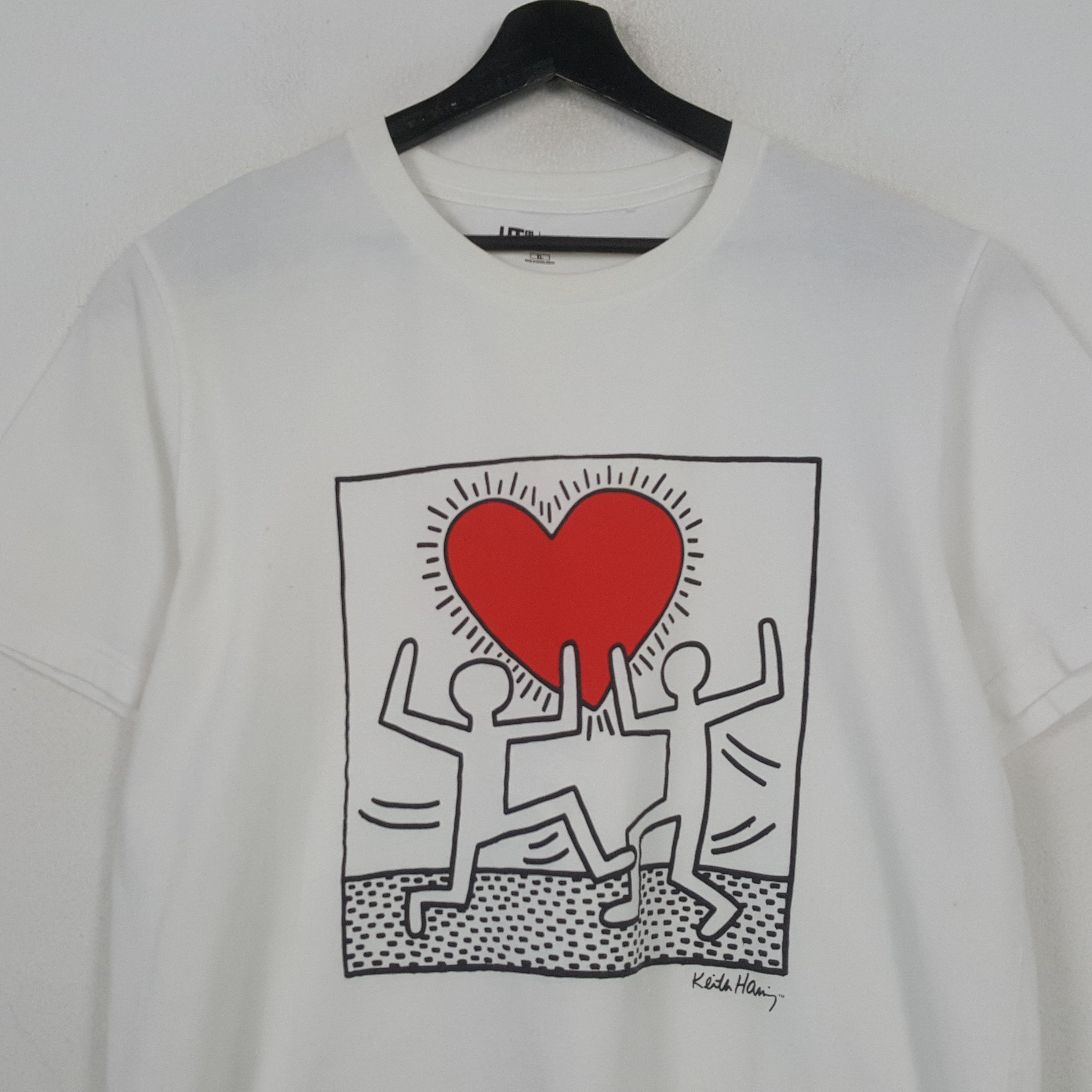 Keith Haring Keith Haring Love Hearts Design Tshirt RR4 Size US L / EU 52-54 / 3 - 2 Thumbnail