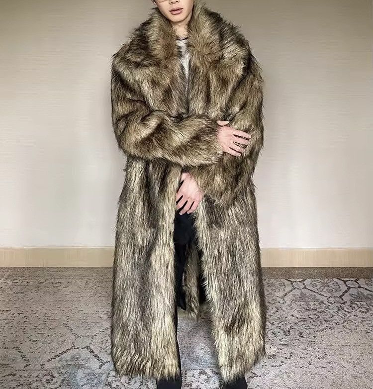 Other Faux Fur Designer Streetwear Maxi Winter Warm Men’s Coat Size US L / EU 52-54 / 3 - 5 Thumbnail