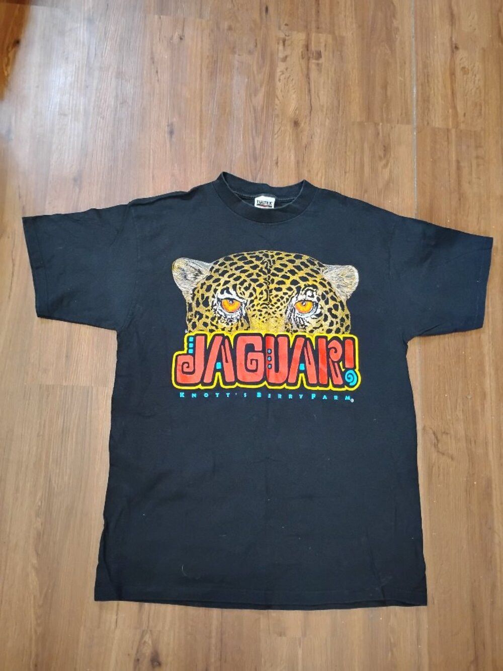 Tultex Vintage Jaguar Knott's Berry Farm T-Shirt Size US XL / EU 56 / 4 - 2 Thumbnail