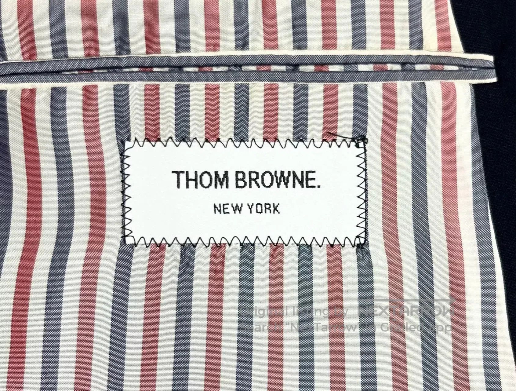 Thom Browne Thom Browne Navy Anchor Button Blazer. Size US M / EU 48-50 / 2 - 5 Thumbnail