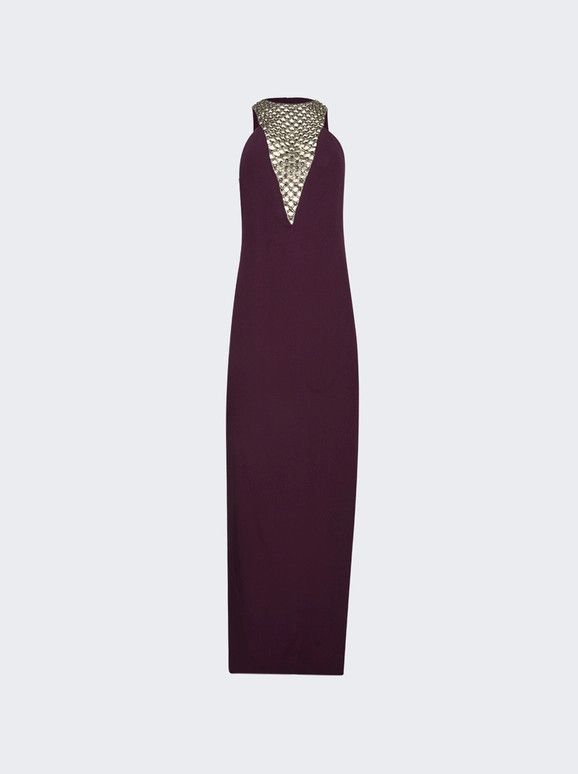 The Attico o1mle0526 Cady Dress in Burgundy Size S / US 4 / IT 40 - 1 Thumbnail