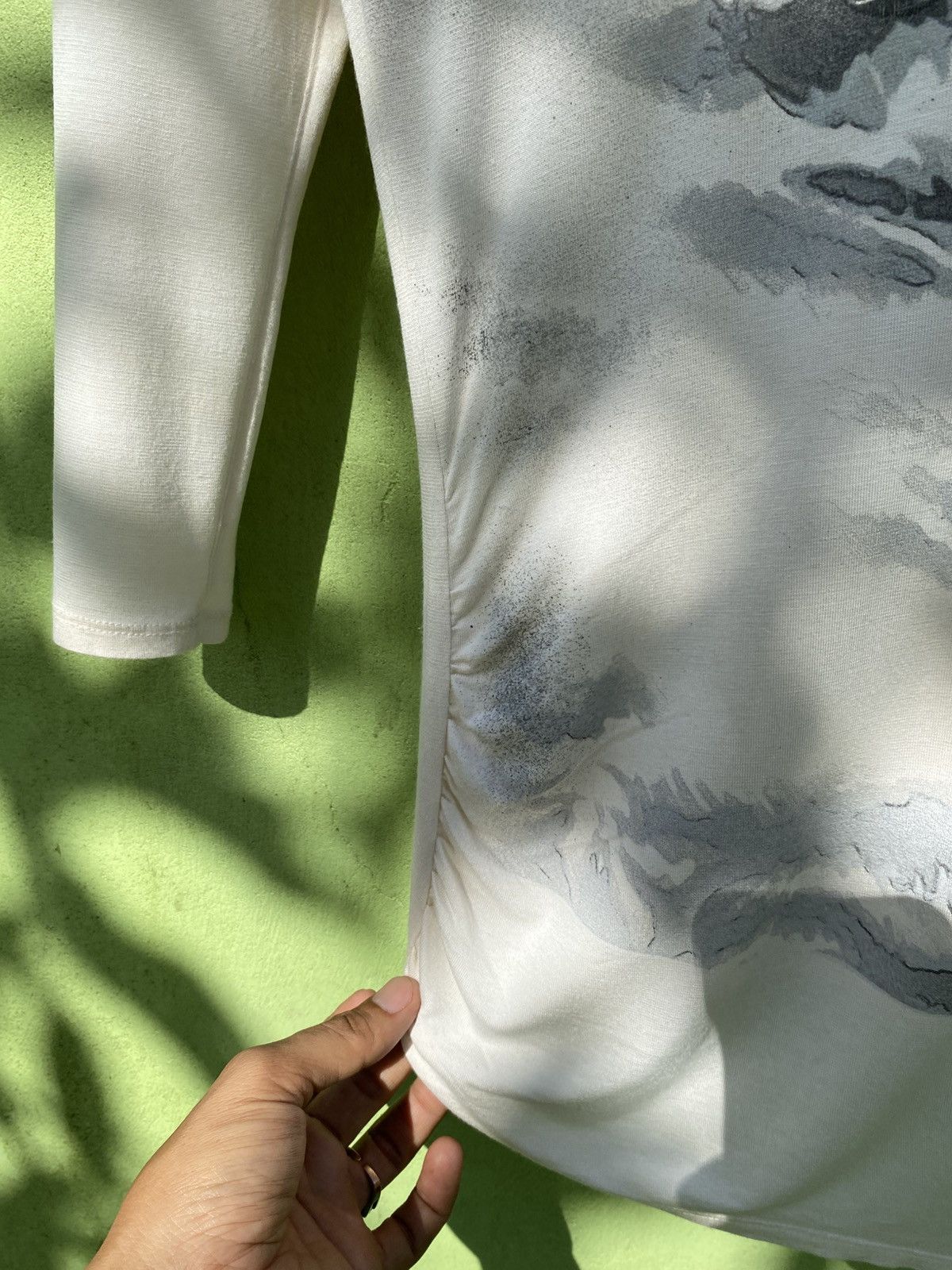 Morgan De Toi Morgan De Toi Vintage Chain Trompe L’Oeil Sheer Longsleeve Size ONE SIZE - 5 Thumbnail