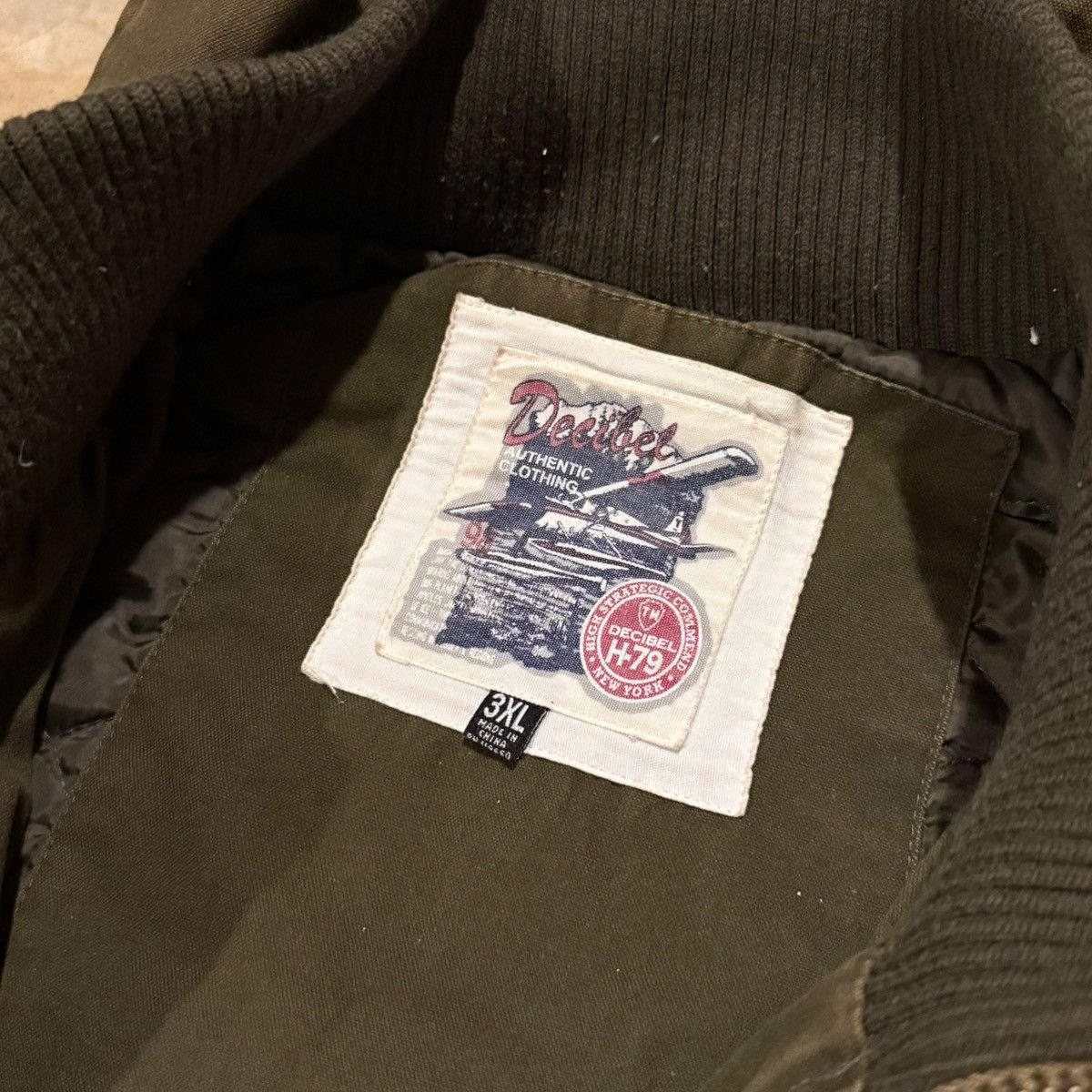 Vintage Vtg 2000s Faded Distressed Decibel Military Deck Jacket ERD Size US XXL / EU 58 / 5 - 7 Thumbnail