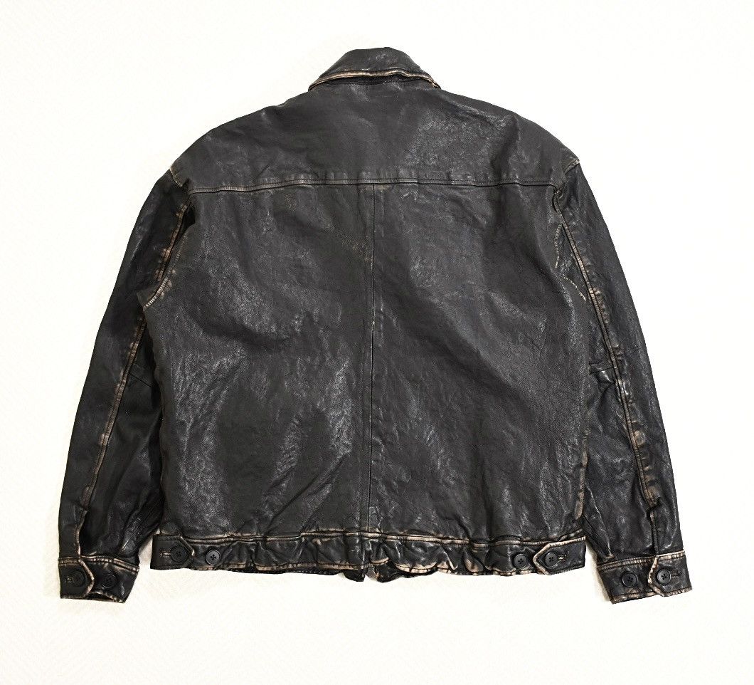 Beams Plus Beams USED ZIP LEATHER JKT size M Size US M / EU 48-50 / 2 - 3 Thumbnail