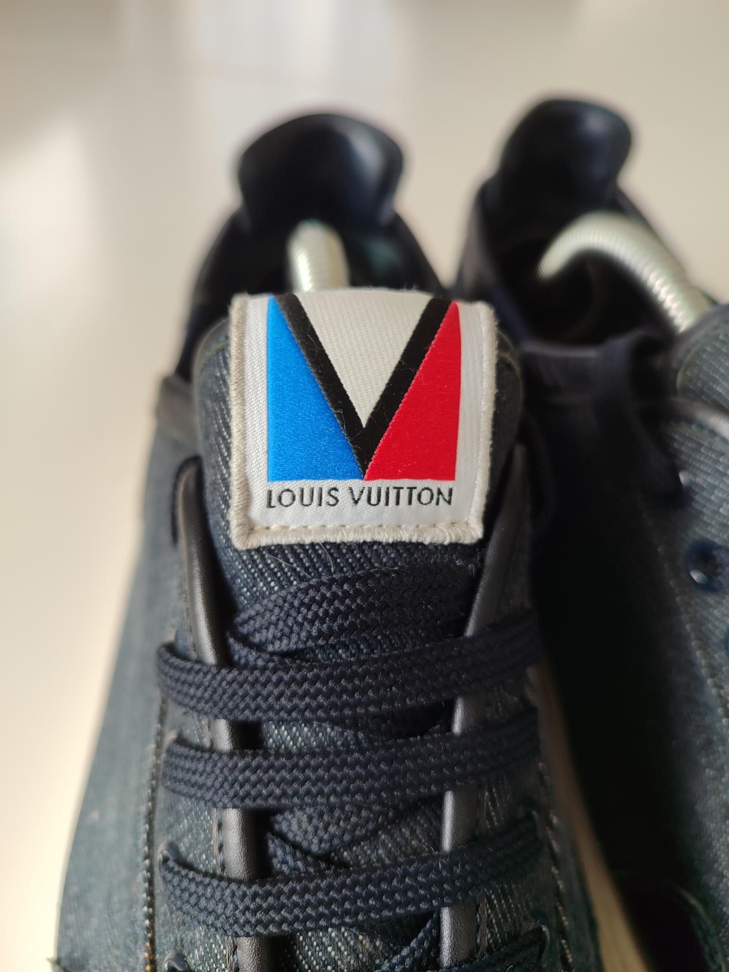 Louis Vuitton BASKETS LOUIS VUITTON SLALOM DENIM Size US 8.5 / EU 41-42 - 10 Thumbnail