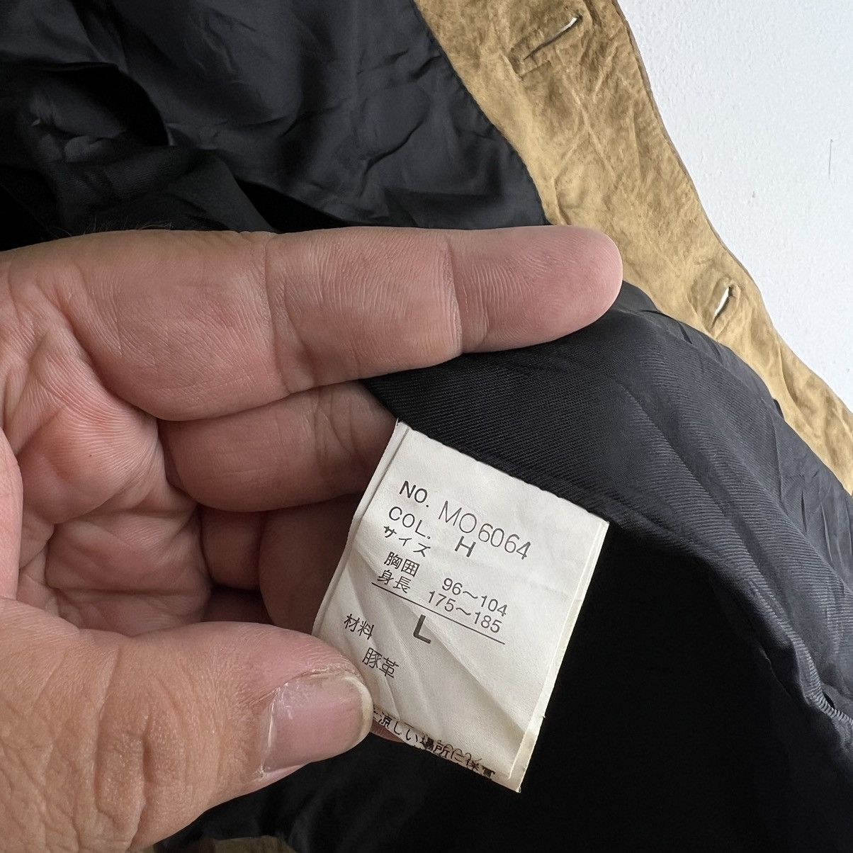 Vintage 🔥90’s Leather Shirt Jacket Work Charing Flam Issey Miyake Size US L / EU 52-54 / 3 - 9 Thumbnail