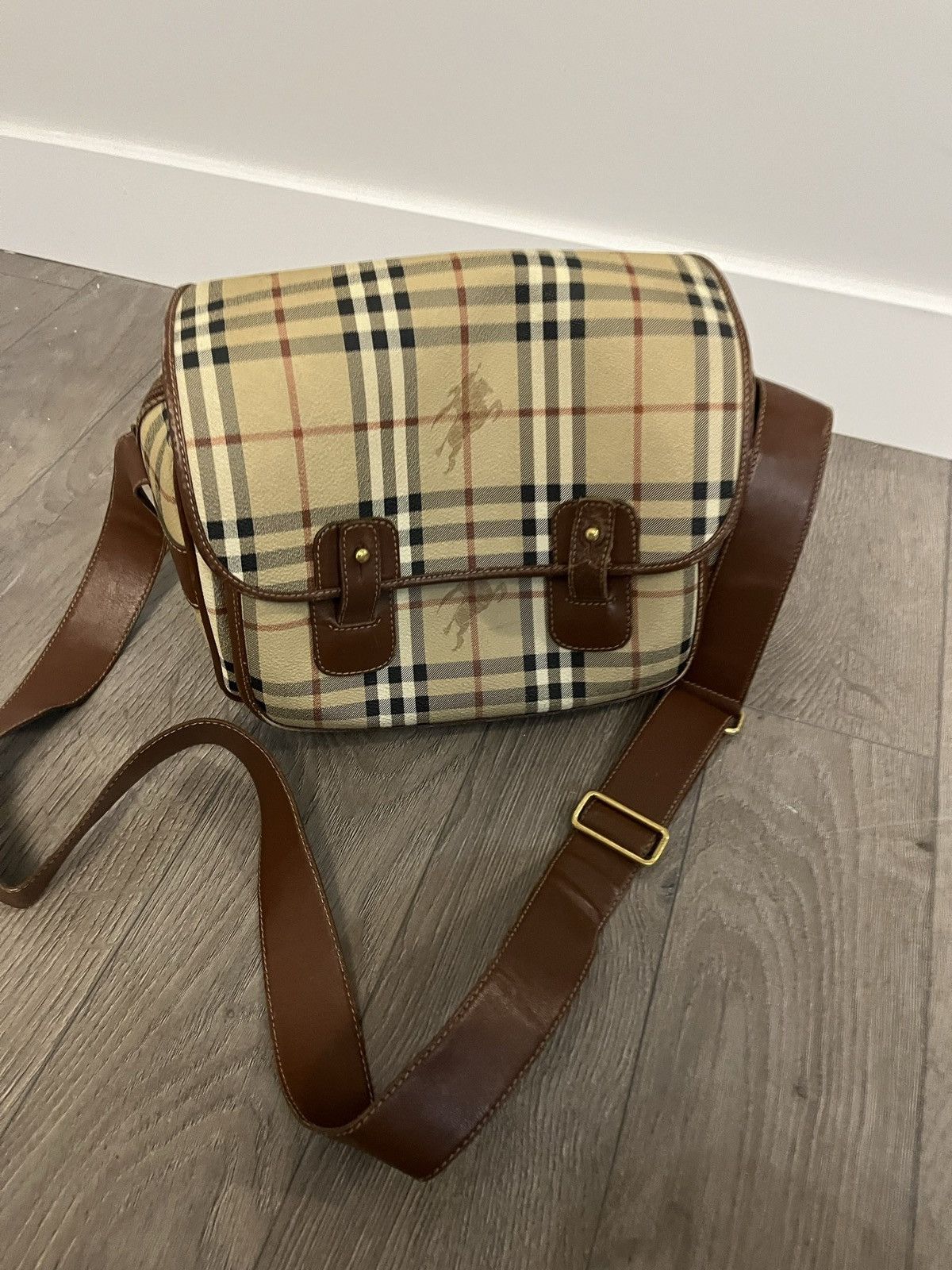 image of Burberry Vintage Bag in Brown, Men's