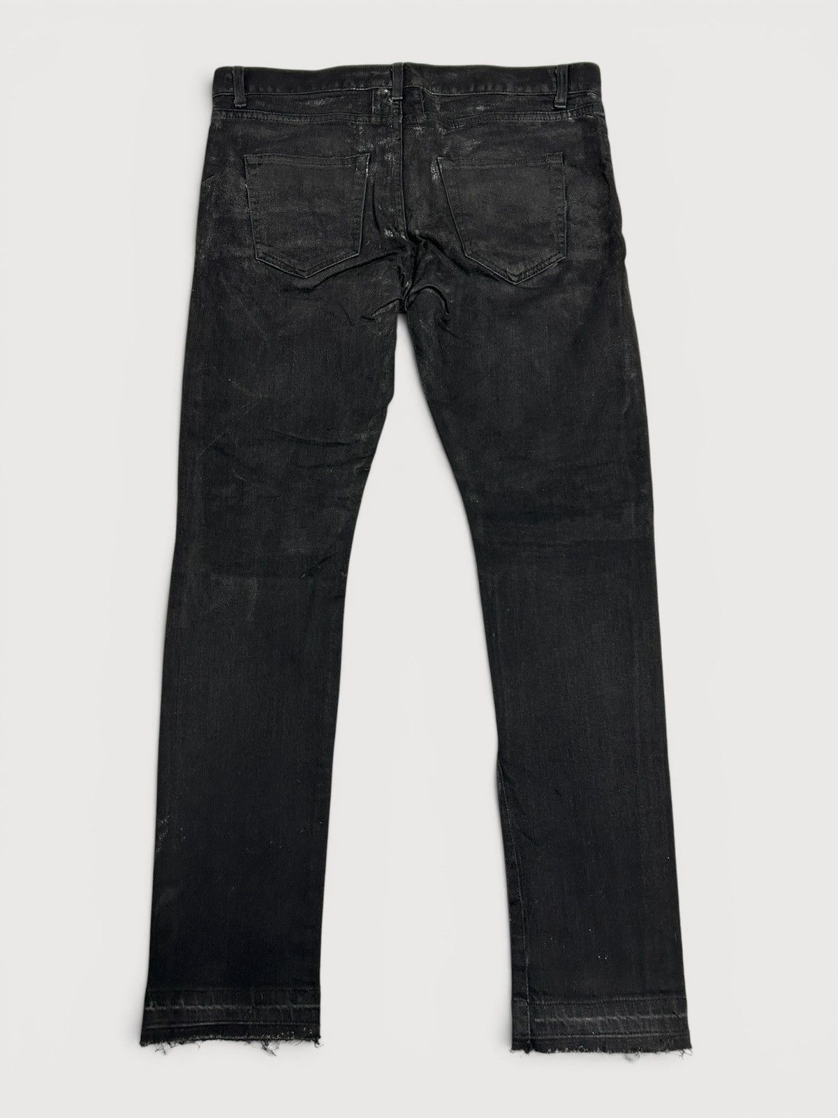 Saint Laurent Paris FW2015 D02 Distressed Waxed Japanese Denim Size US 32 / EU 48 - 2 Thumbnail