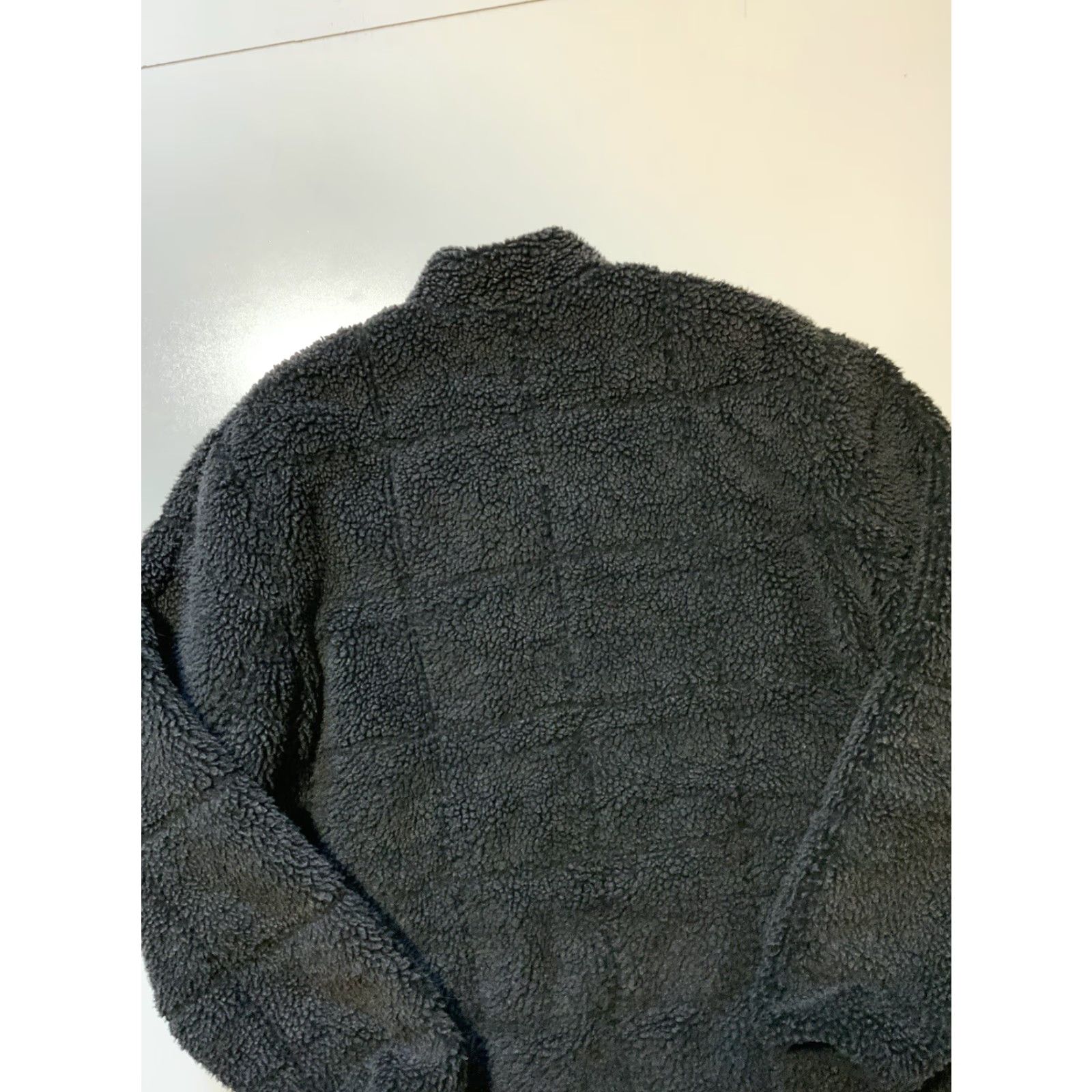 Vintage VINTAGE Lost Enterprises Jacket Square Box Deep Pile Sherpa Fleece Zip Liner Charcoal M Mens Size US M / EU 48-50 / 2 - 5 Thumbnail