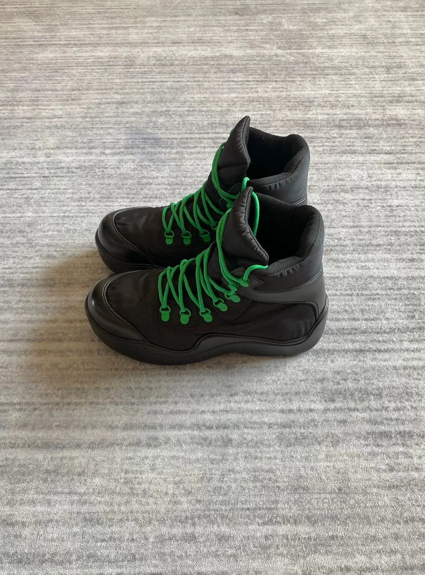Bottega Veneta Bottega Veneta Black Green Hiking Boots. Size US 7.5 / EU 40-41 - 3 Thumbnail