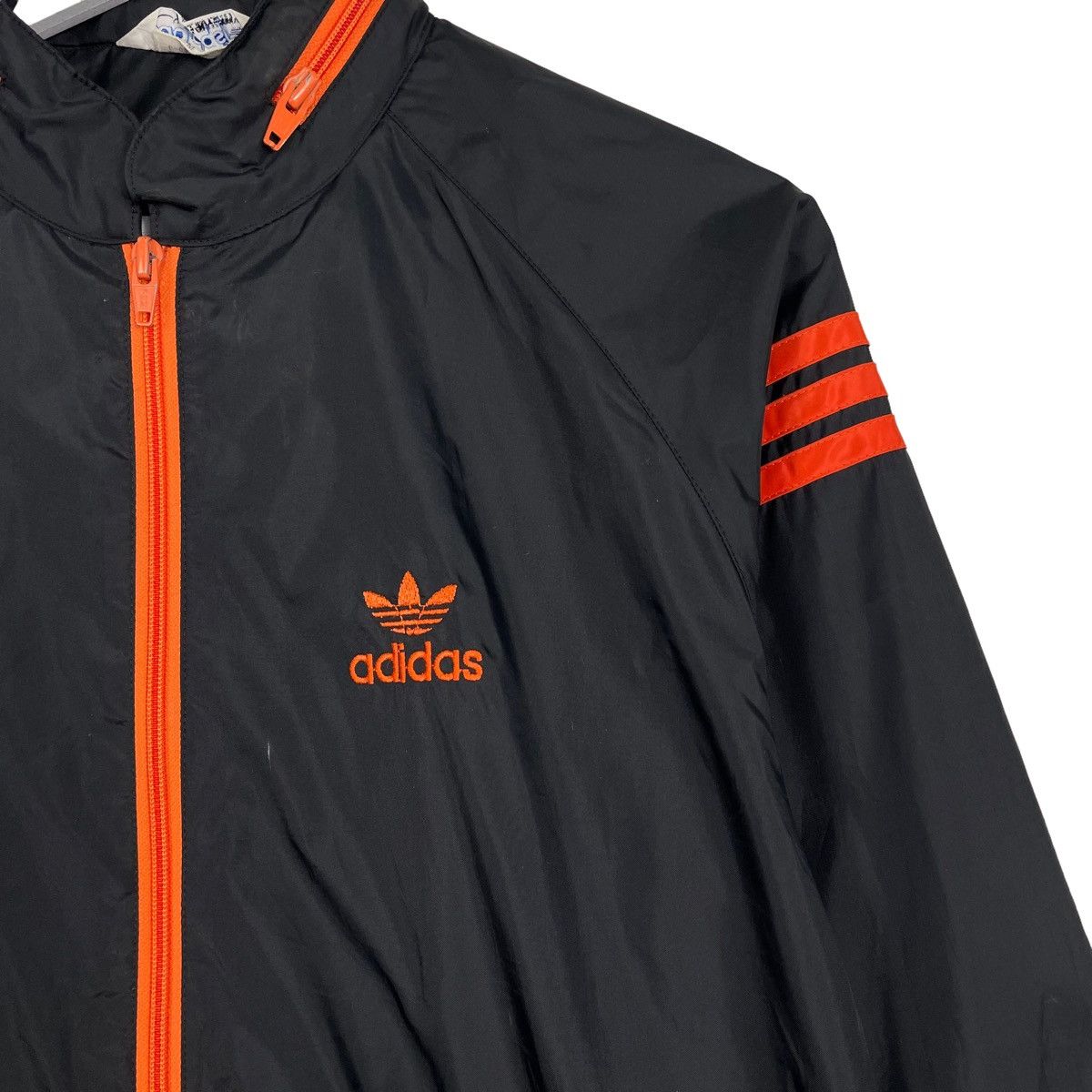 Adidas × Edition Japan × Vintage 💥70s ADIDAS WINDBREAKER NYLON ZIPPER JACKET Size US M / EU 48-50 / 2 - 7 Thumbnail