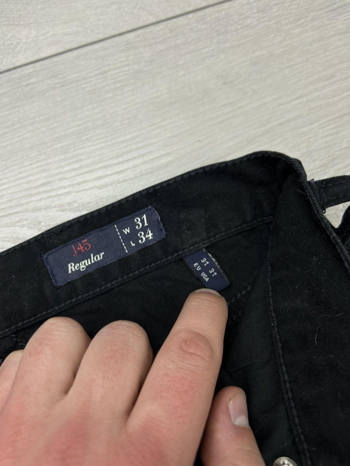 Armani Armani Casual Black pant Size 31/34 Size US 31 - 6 Thumbnail
