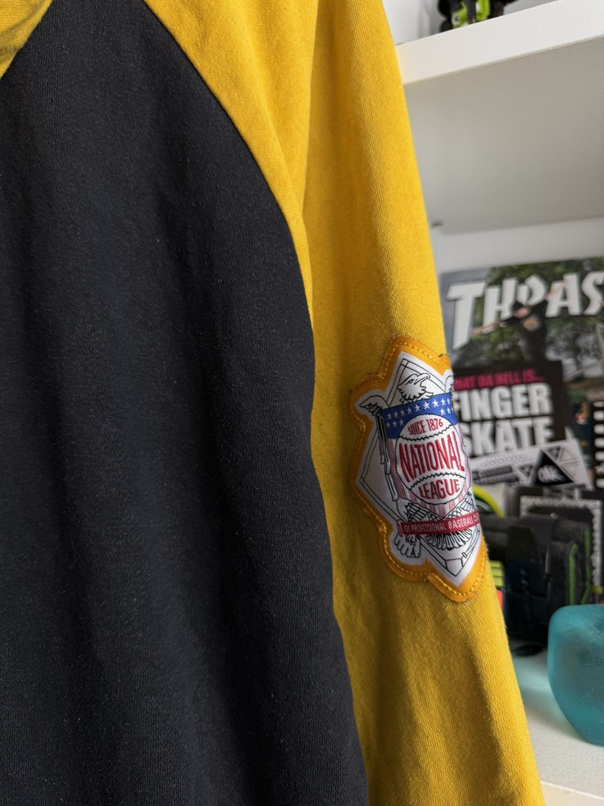 MLB × Majestic × Vintage VIntage 90s Pittsburgh pirates Majestic baggy hoodie MLB usa Size US XXL / EU 58 / 5 - 4 Thumbnail