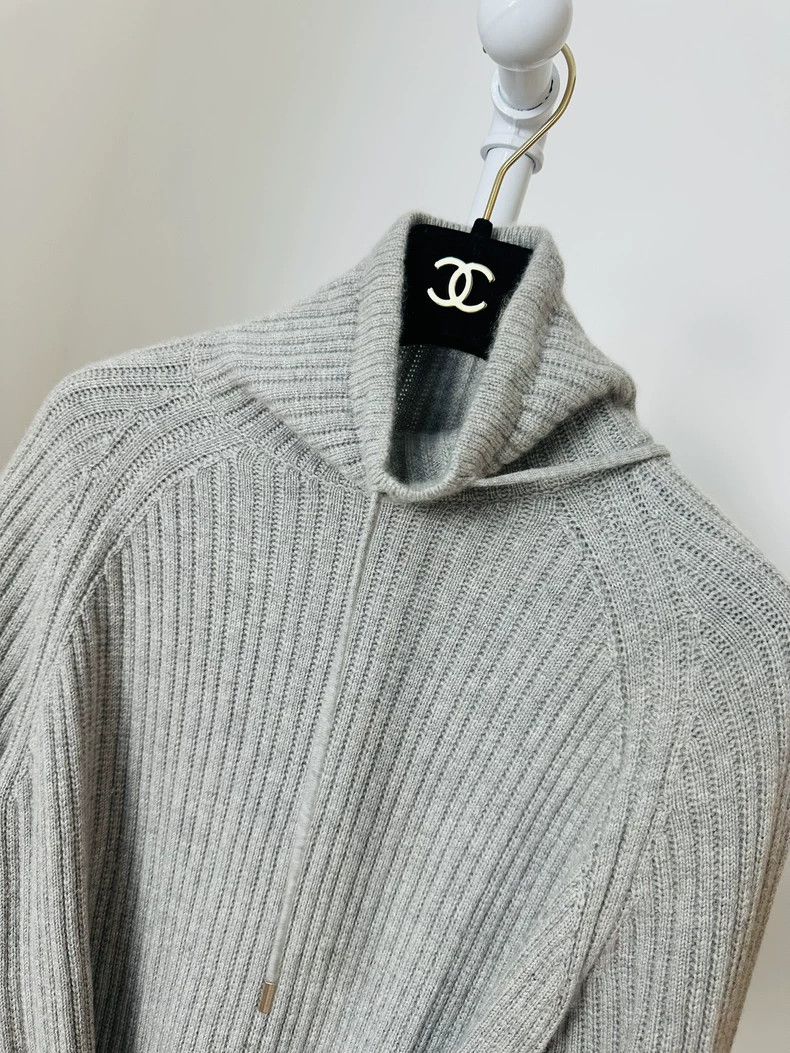 Loro Piana LORO PIANA Gray cashmere ribbon style Size XS / US 0-2 / IT 36-38 - 4 Thumbnail