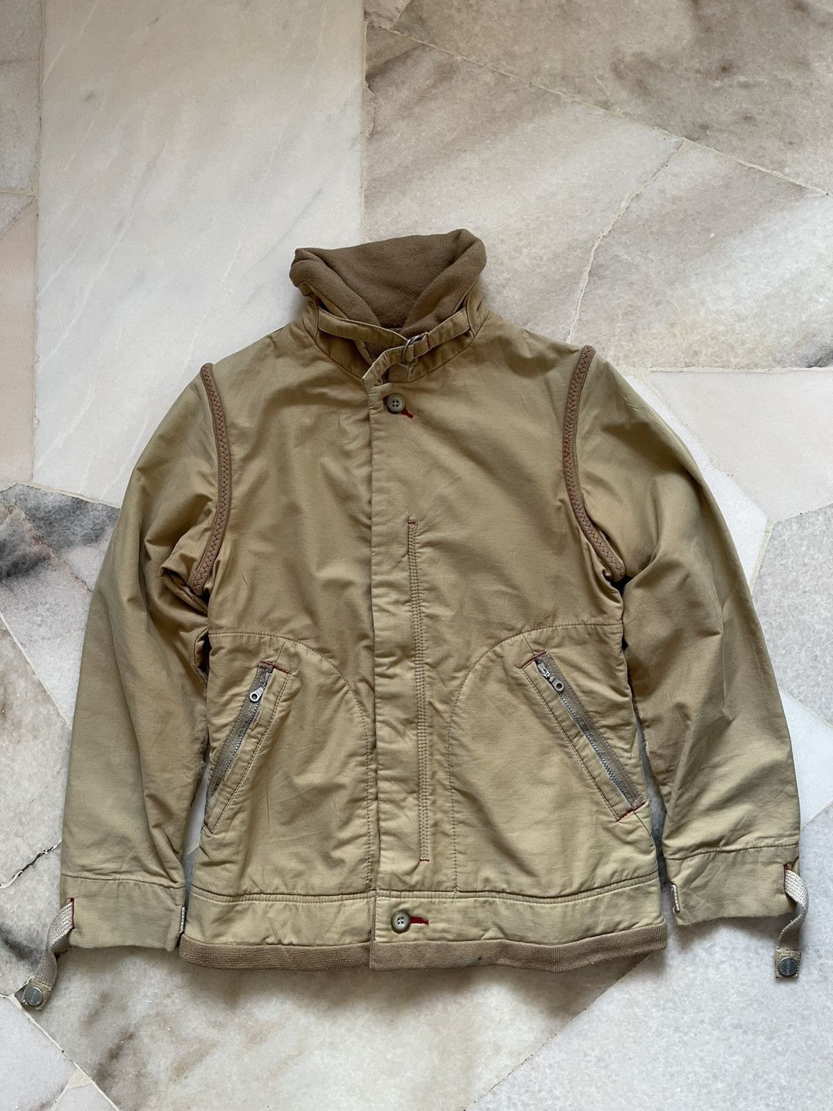 Designer × Marithe + Francois Girbaud 2000s Marithe Francois Girbaud Zip Jacket Size US XS / EU 42 / 0 - 8 Thumbnail