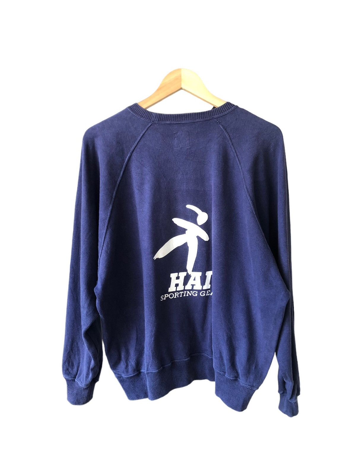 Hai Sporting Gear Vintage Hai Sporting Gear by Issey Miyake Faded Sweatshirt Size US M / EU 48-50 / 2 - 1 Thumbnail