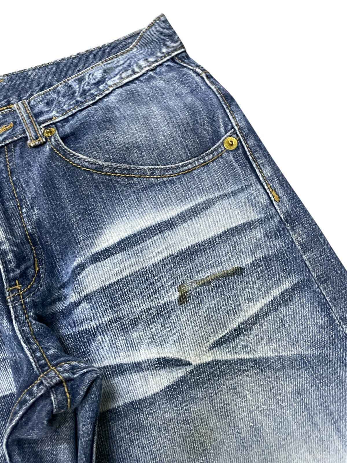 Hysteric Glamour × semanticdesign Apestein Japan Claw Marks Whiskers Jeans Size US 30 / EU 46 - 12 Thumbnail