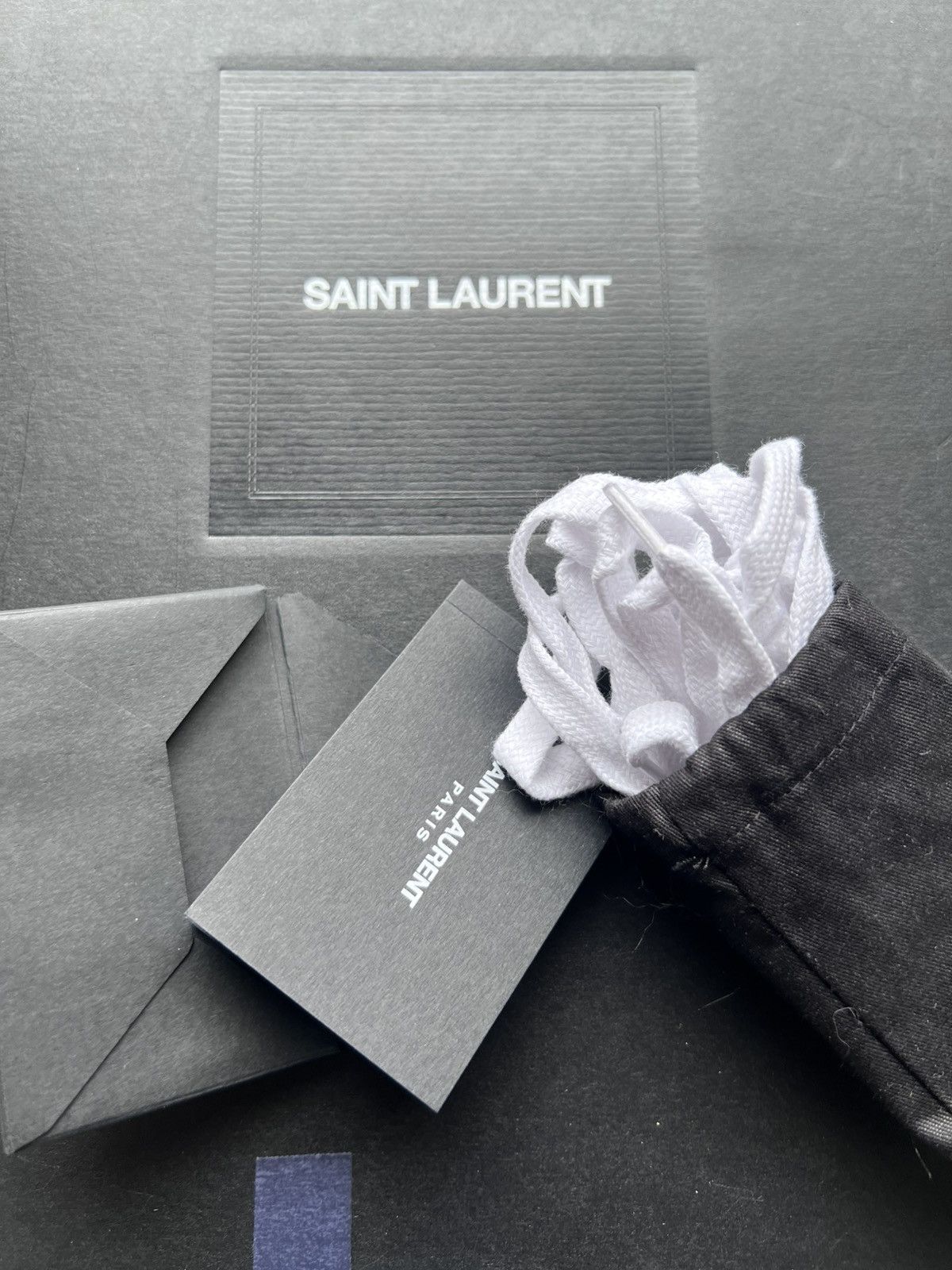 Saint Laurent Paris $1.3K Lax dirty white mid-top sneakers, EU43.5/US10.5 Size US 10.5 / EU 43-44 - 24 Thumbnail