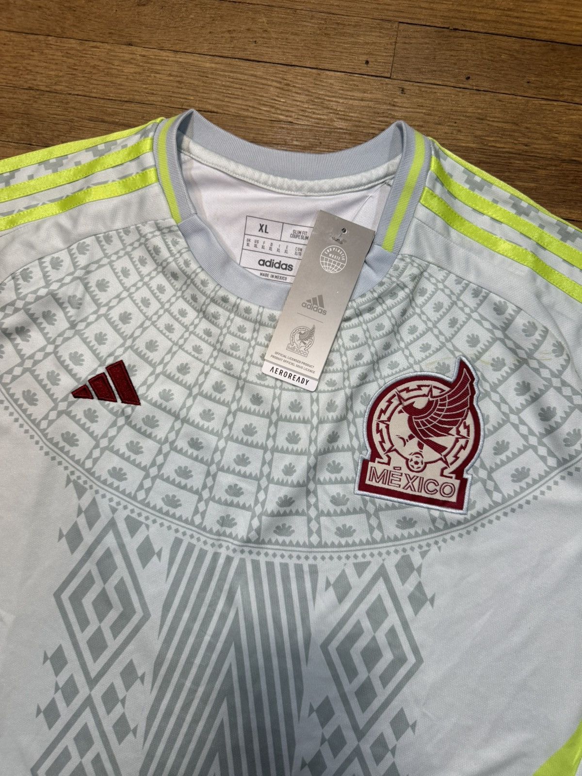 Adidas Mexico Soccer Jersey Size US XL / EU 56 / 4 - 5 Thumbnail
