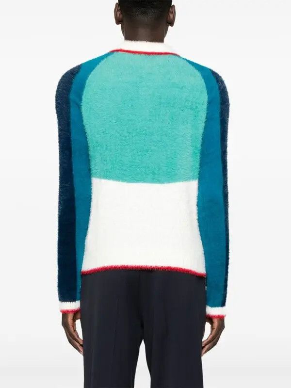 Casablanca o1mle0126 Sport Fluffy Polo L/S in Multicolor Size US M / EU 48-50 / 2 - 2 Thumbnail