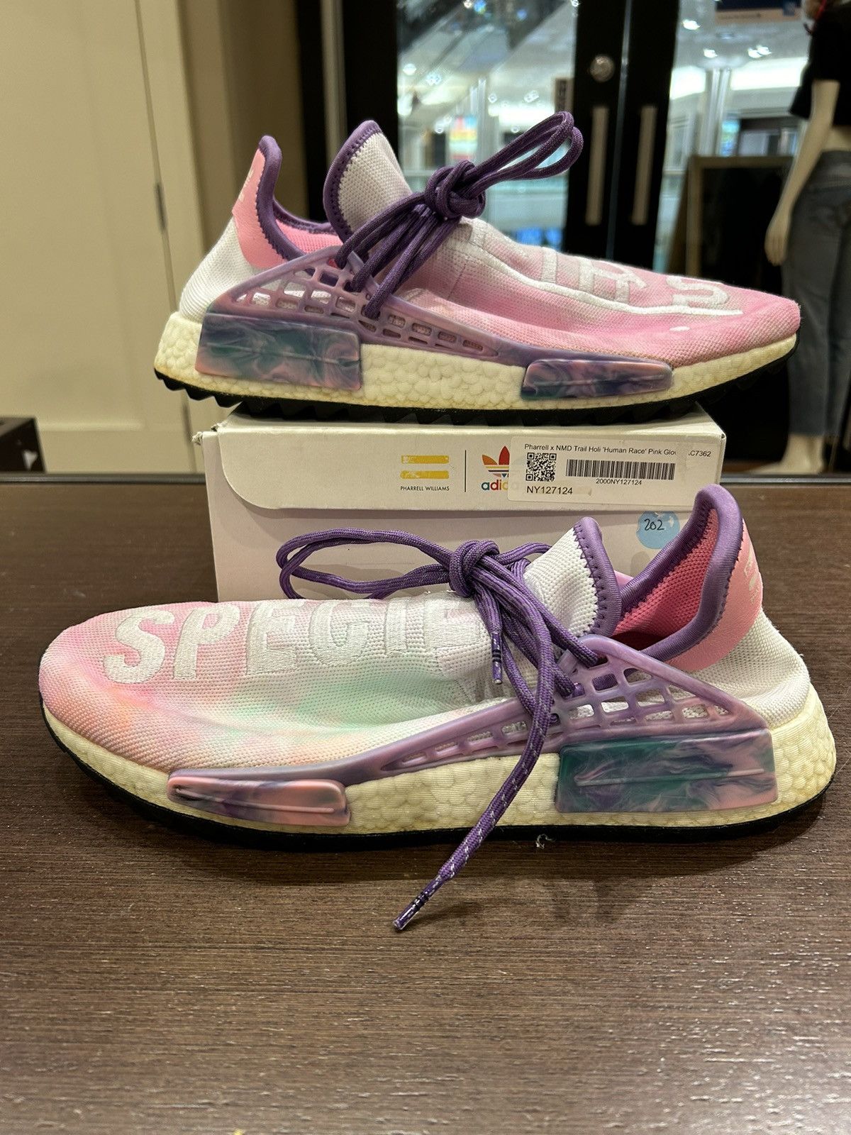 Adidas Pharrell adidas Human Race NMD Pharrell Holi Festival Pink Glow Grailed