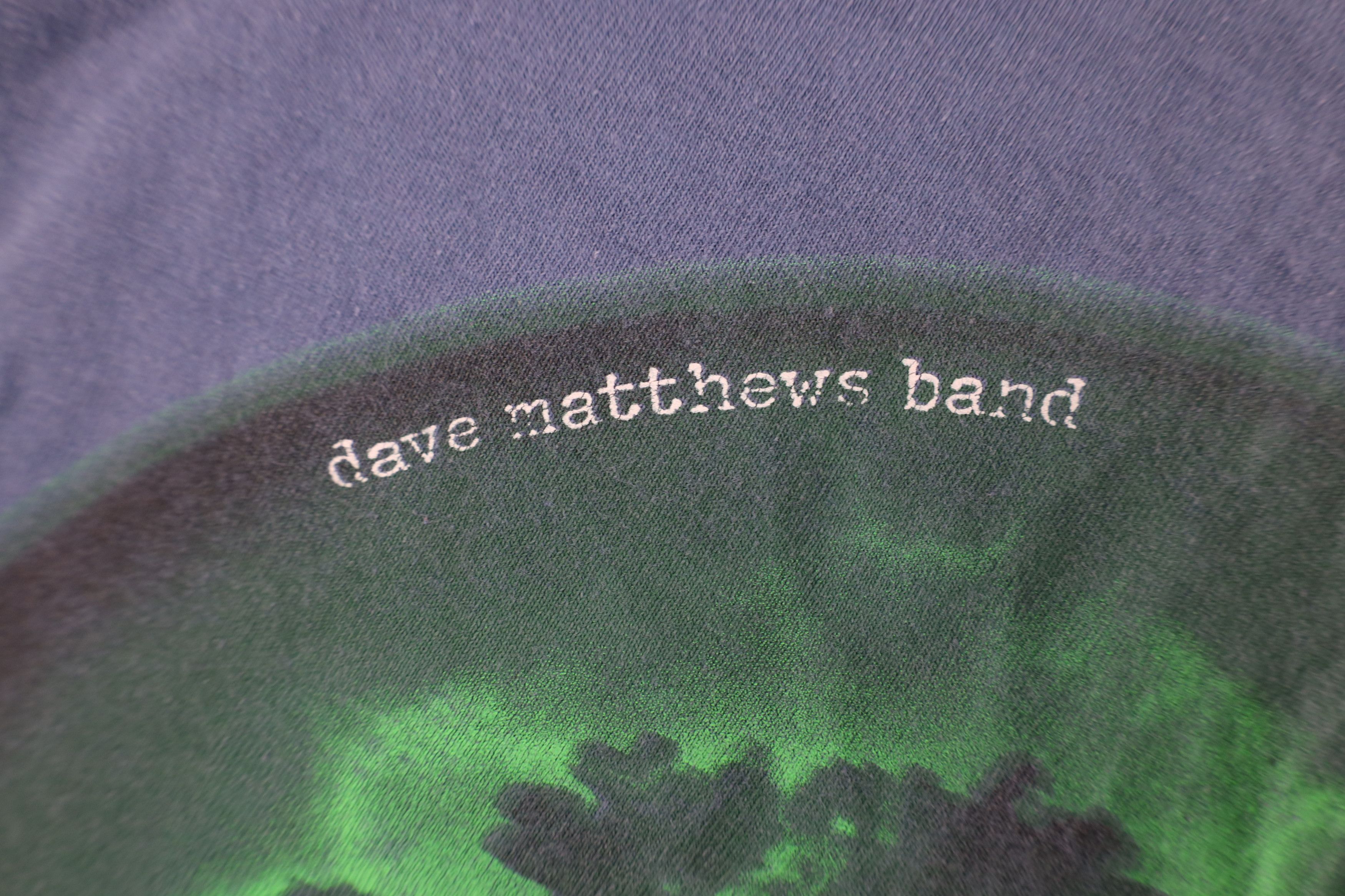 Vintage Vintage 90s Tree Dave Matthews Band T-Shirt Blue DMB Size US M / EU 48-50 / 2 - 11 Thumbnail