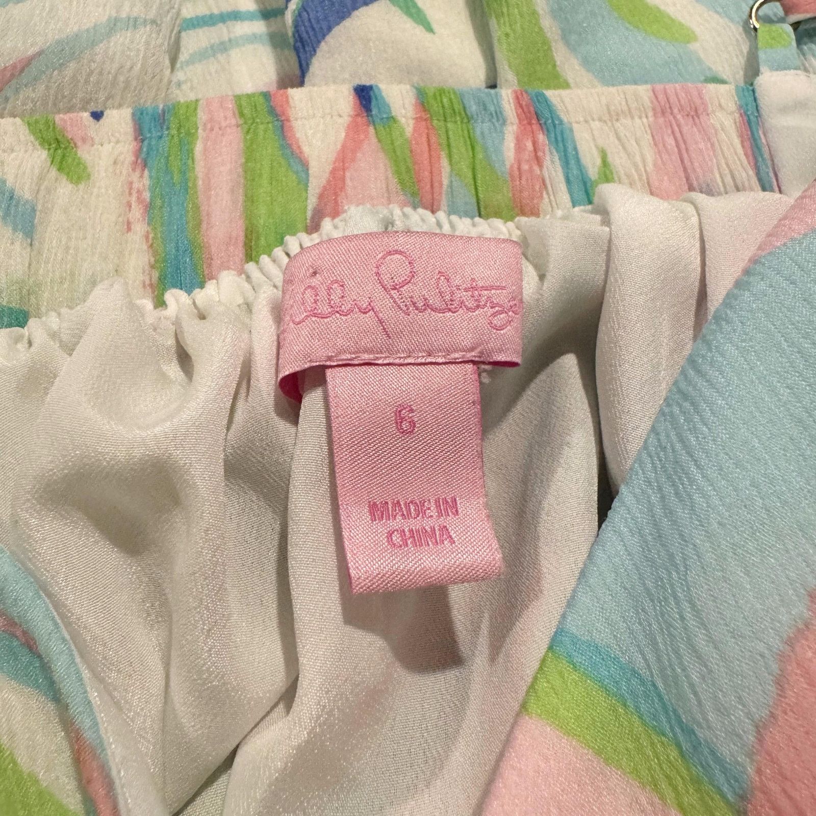 Lilly Pulitzer Lilly Pulitzer Dorothy Dress Silk Babydoll Resort Tropical 6 Size M / US 6-8 / IT 42-44 - 3 Thumbnail