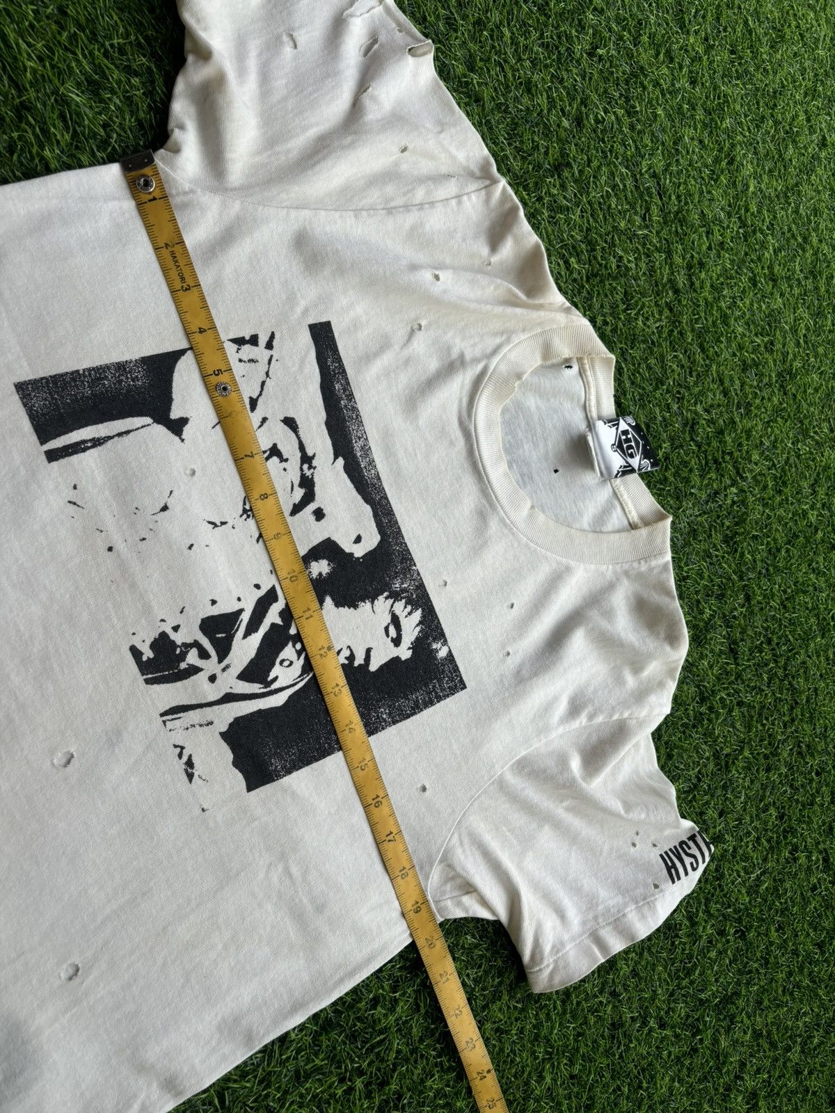 Hysteric Glamour Hysteric Glamour Elvis Presley Thrashed Tshirt Size US M / EU 48-50 / 2 - 14 Thumbnail