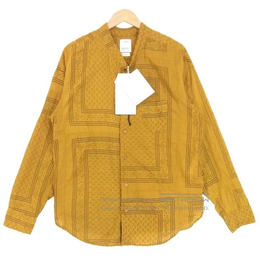 Visvim VISVIM Mustard Paisley Pattern Shirt. Size US XL / EU 56 / 4 - 2 Thumbnail