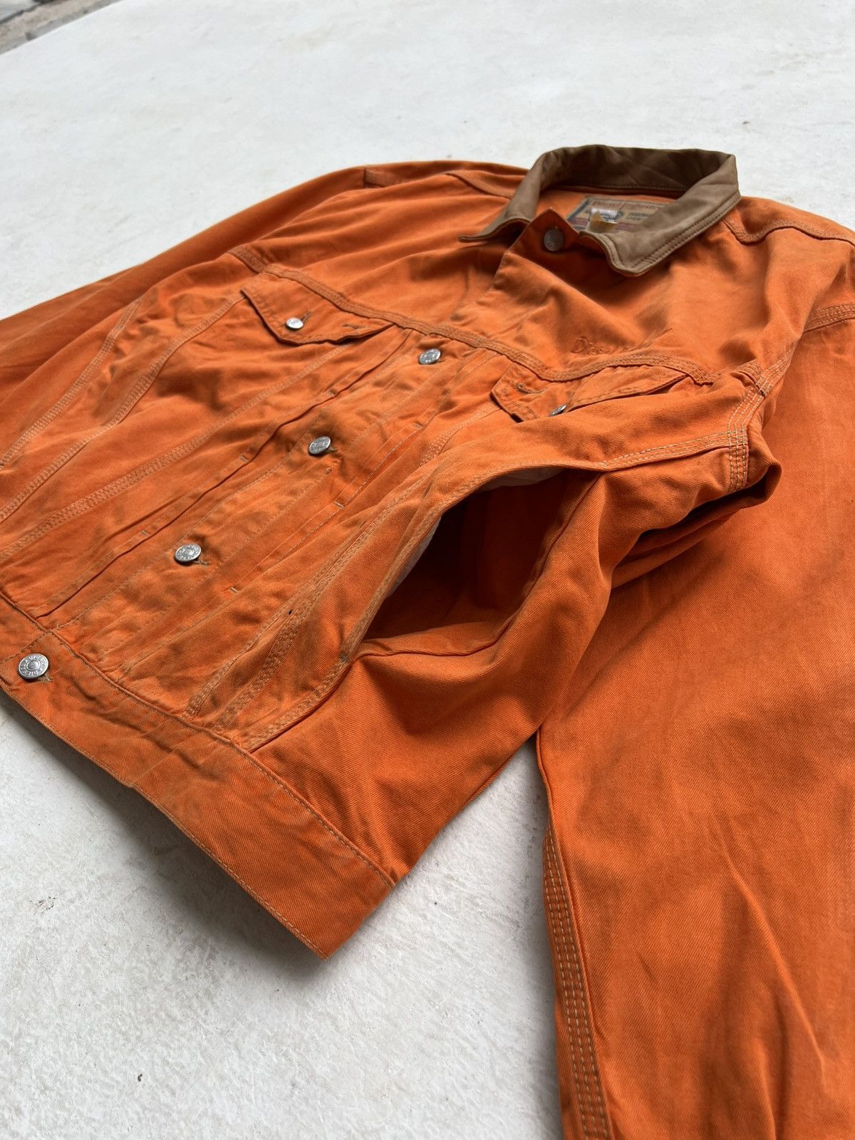 Diesel × Vintage Vintage 90s Diesel Denim Jacket Size US L / EU 52-54 / 3 - 13 Thumbnail