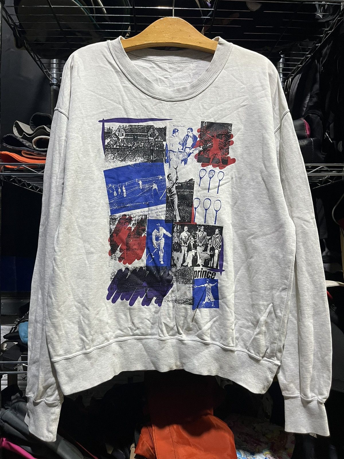Prince Prince Badminton Photo Sweatshirt Size US M / EU 48-50 / 2 - 1 Thumbnail