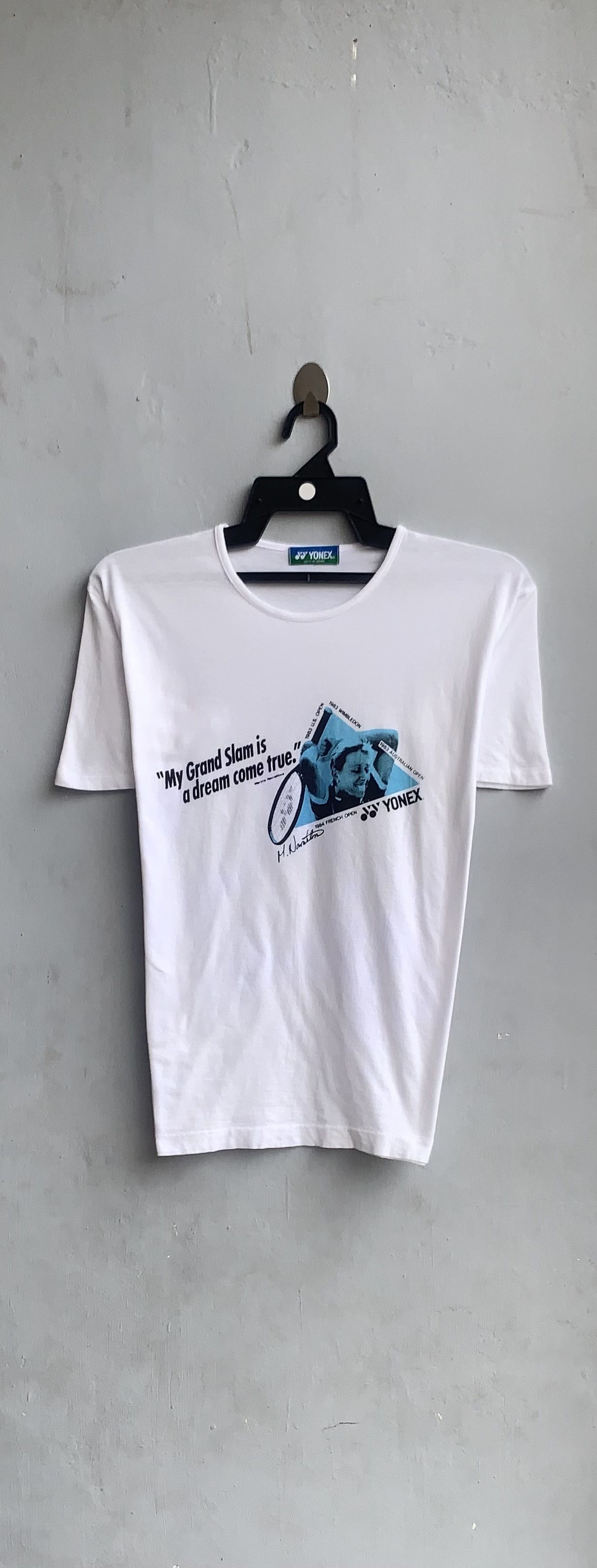 Vintage MARTINA NAVRATILOVA Vintage 1983's Tennis Yonex Shirt Size US M / EU 48-50 / 2 - 1 Thumbnail