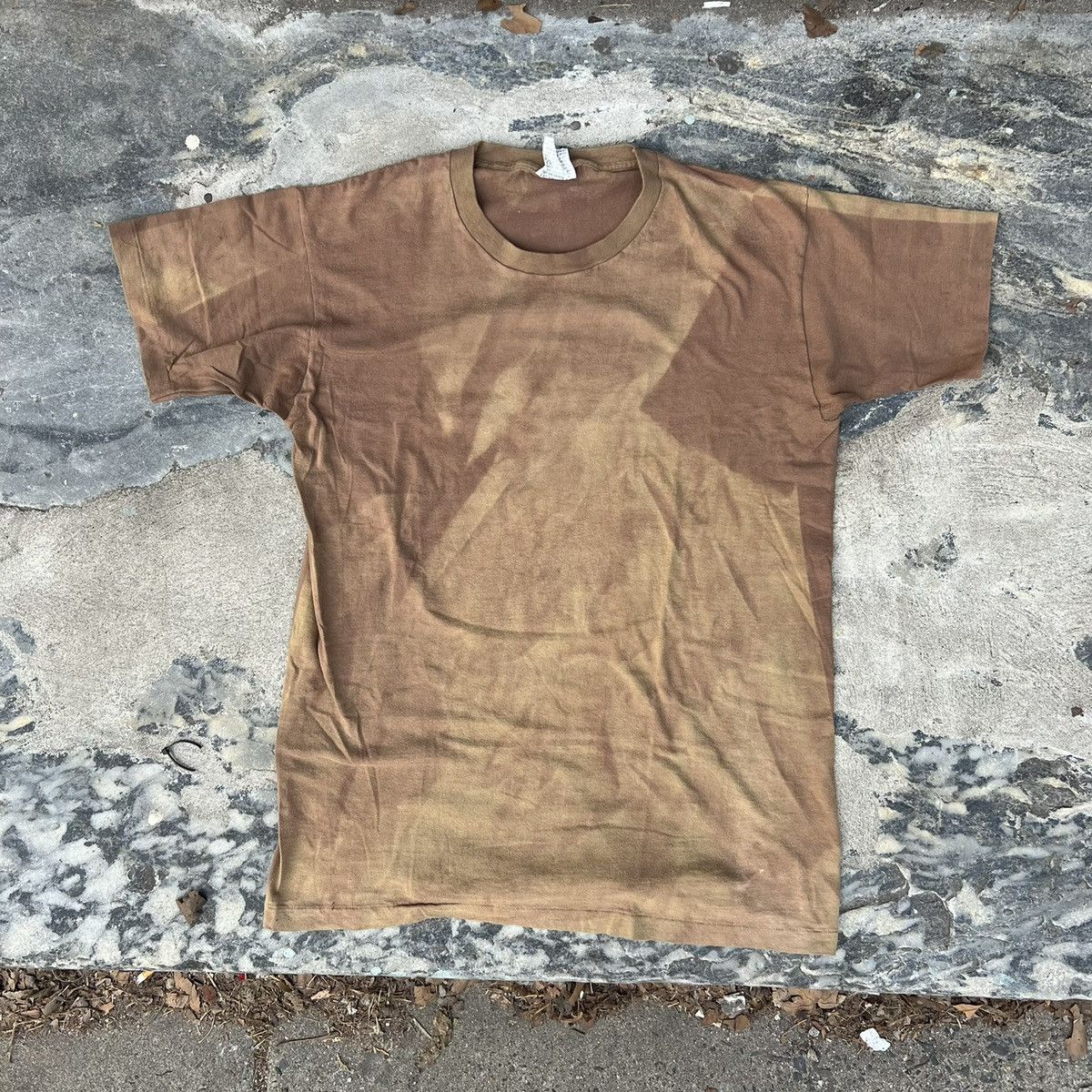 Vintage Sunfaded Work Tee — Desert Brown Size US L / EU 52-54 / 3 - 1 Thumbnail