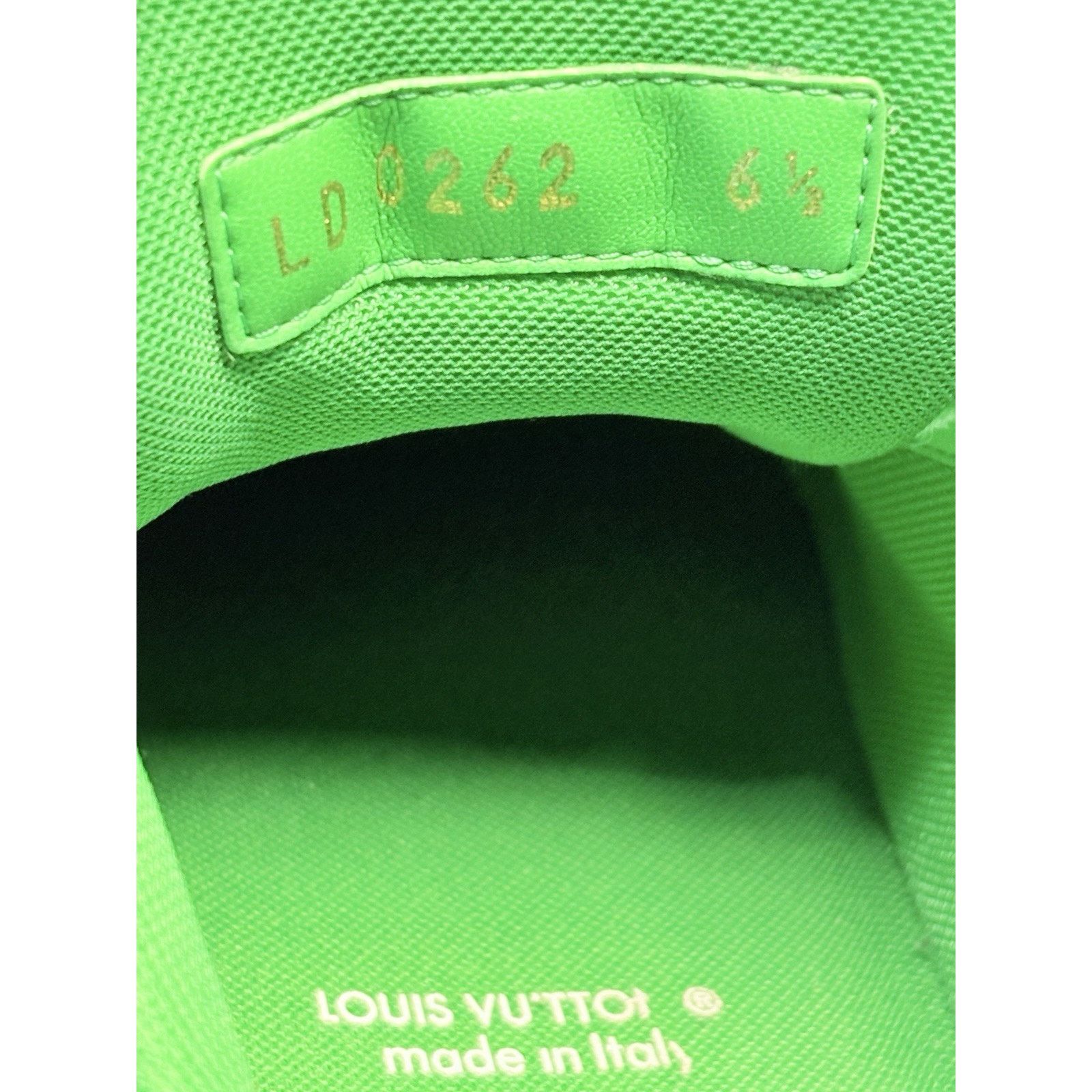Louis Vuitton Louis Vuitton Trainer ' White Green Recycled ' | CLEAN! Size US 8 / EU 41 - 14 Thumbnail