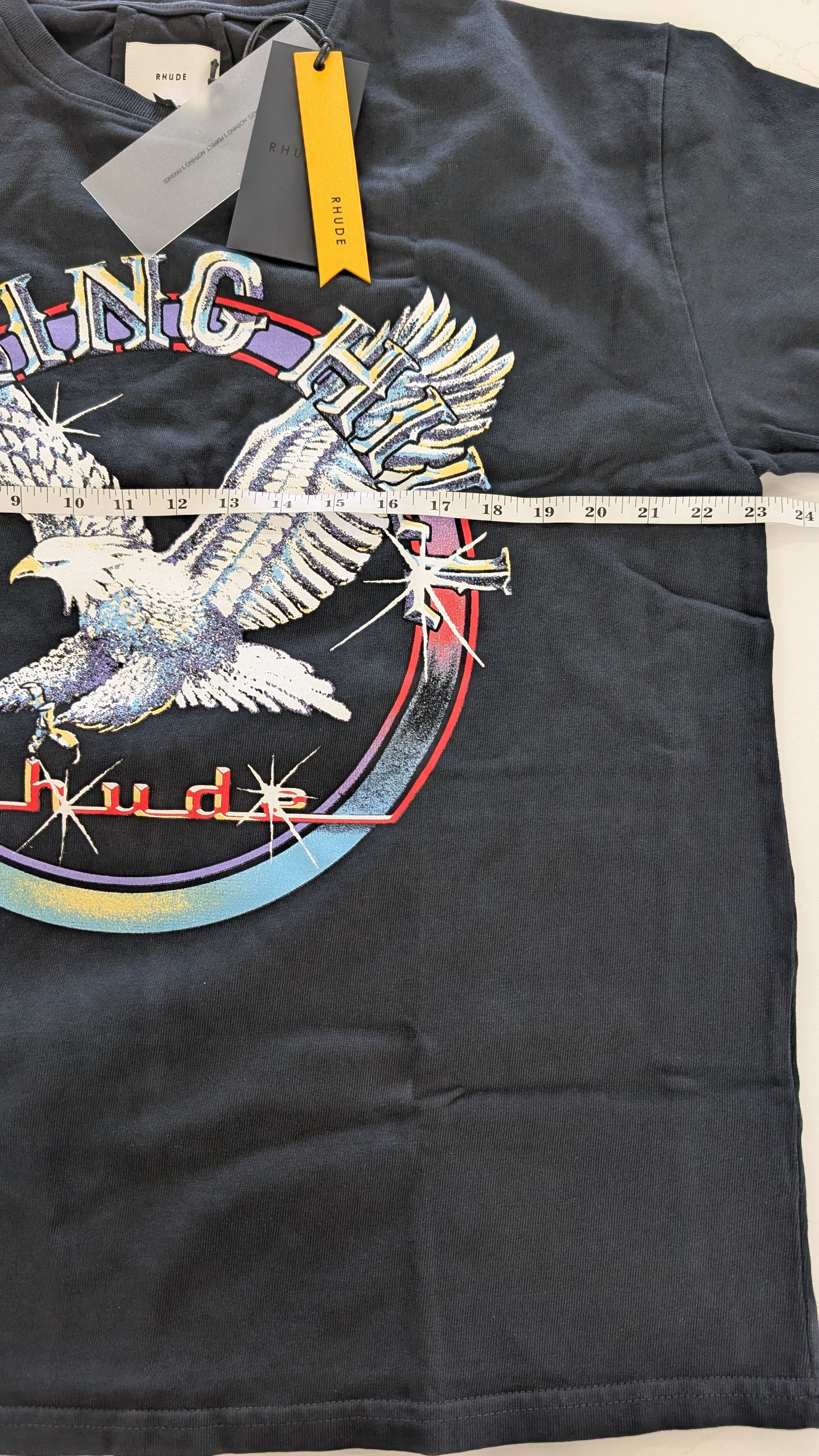 Rhude Rhude Notting Hill Eagle Tee M Vintage Black Size US M / EU 48-50 / 2 - 11 Thumbnail